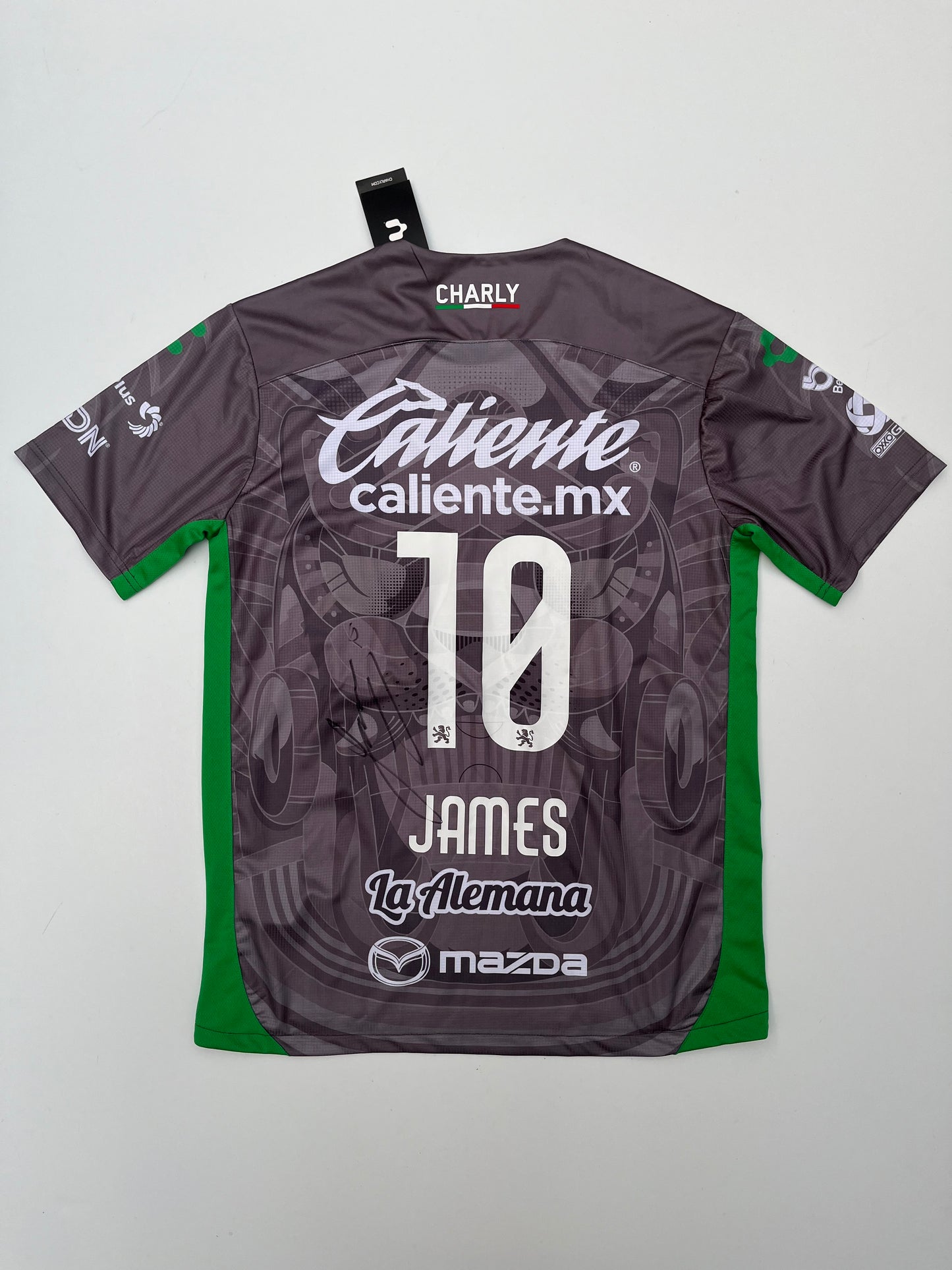 Jersey León Tercero 2024 2025  Autografiado por James Rodriguez (L)