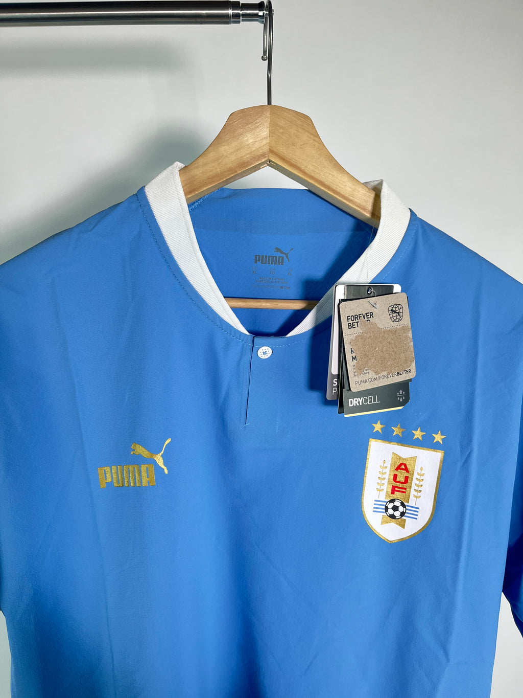 Jersey Uruguay Local 2022 2024 Versión Jugador *C/Etiquetas* (XL)