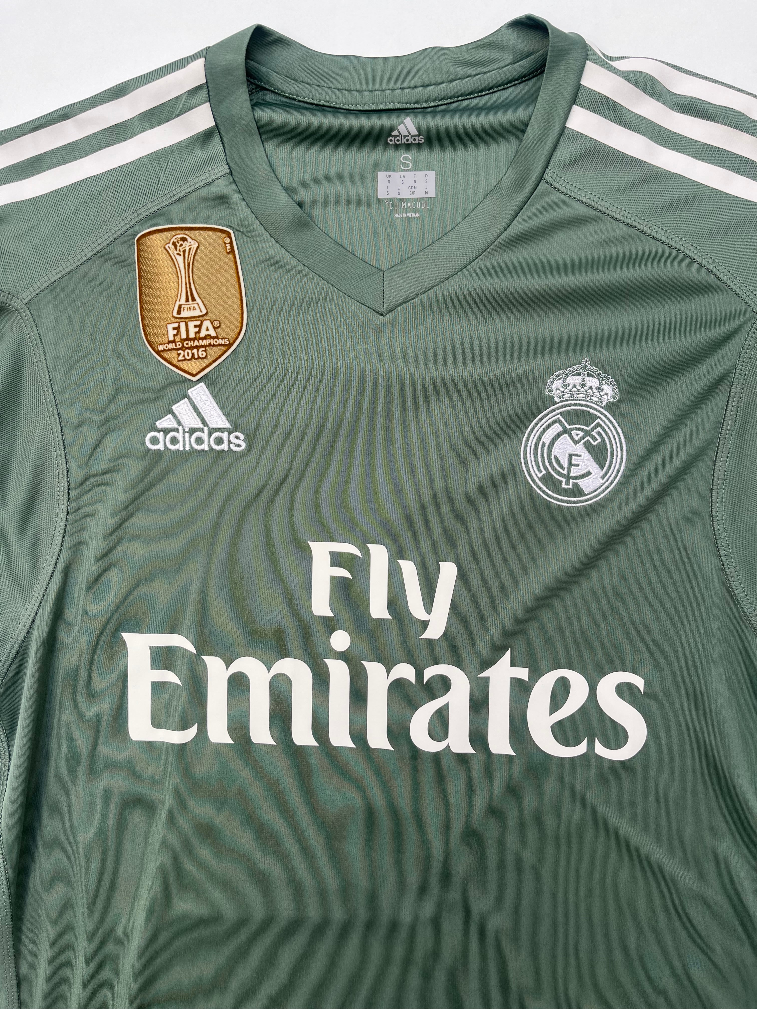 Jersey Real Madrid Portero 2017 2018 Versión Jugador Adizero Keylor Navas (S)