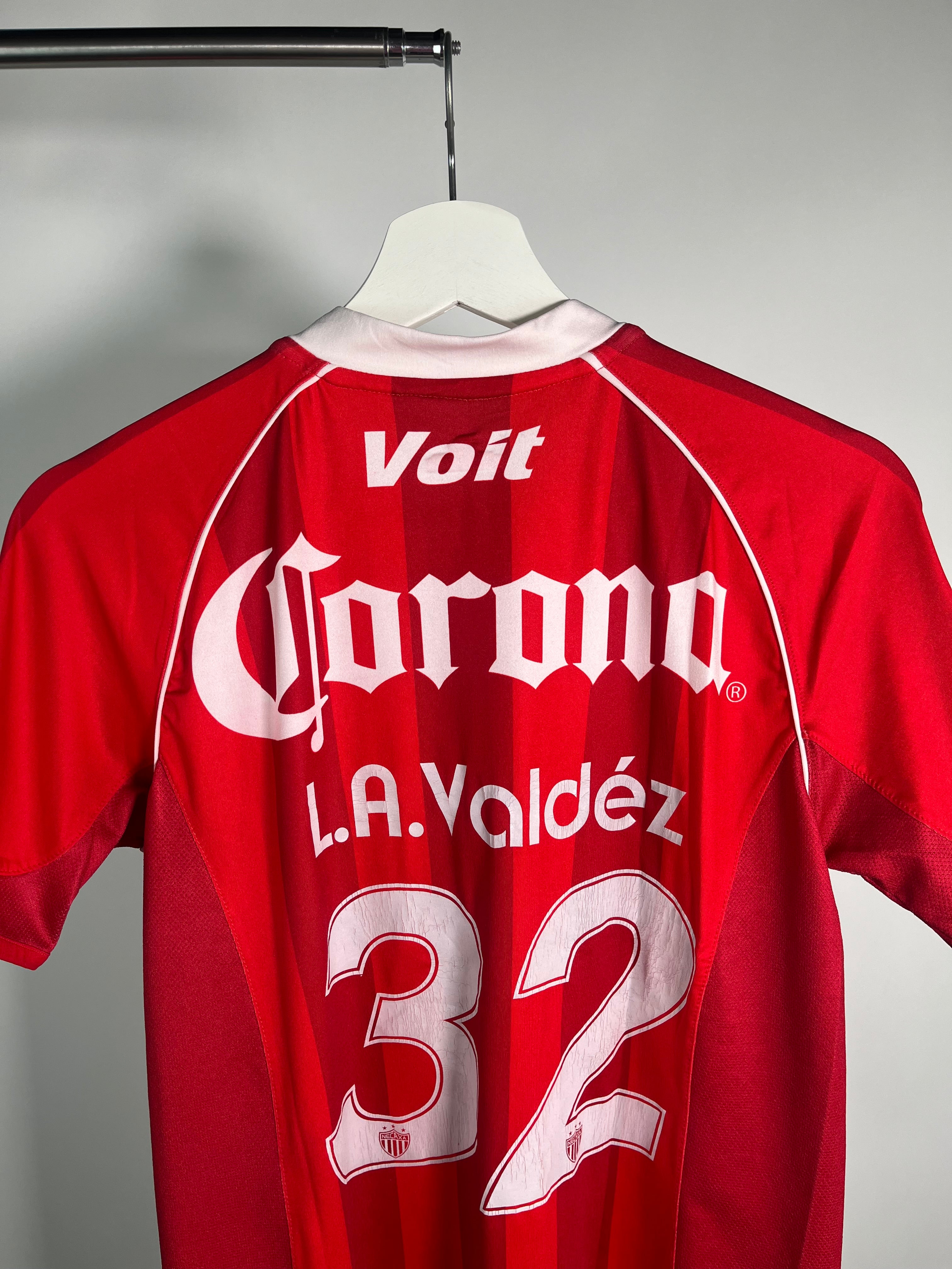 Jersey Necaxa Visita 2009 2010 Utilería Luis Valdés (XS)