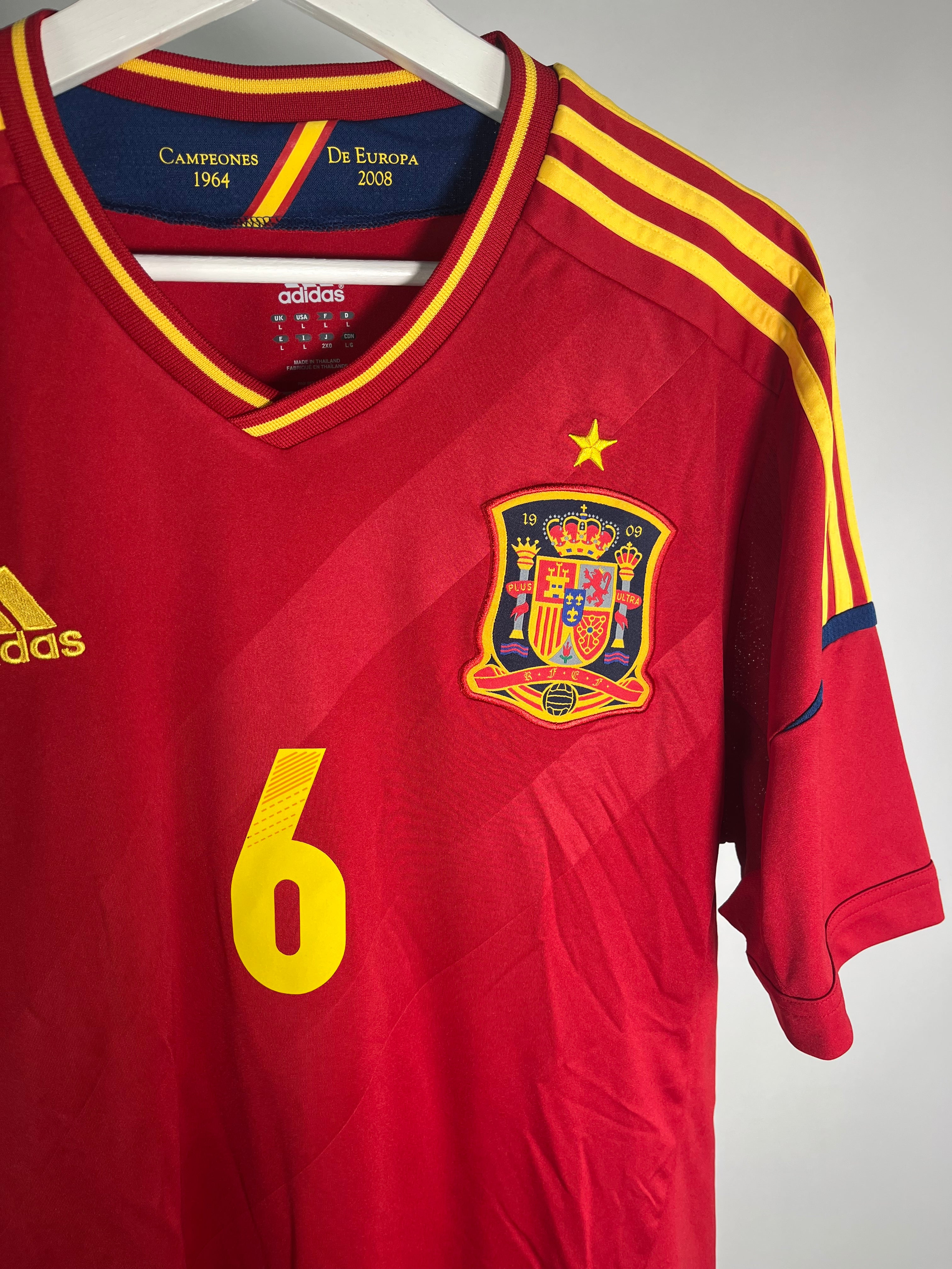 Jersey España Local 2012 2013 Andrés Iniesta (L)
