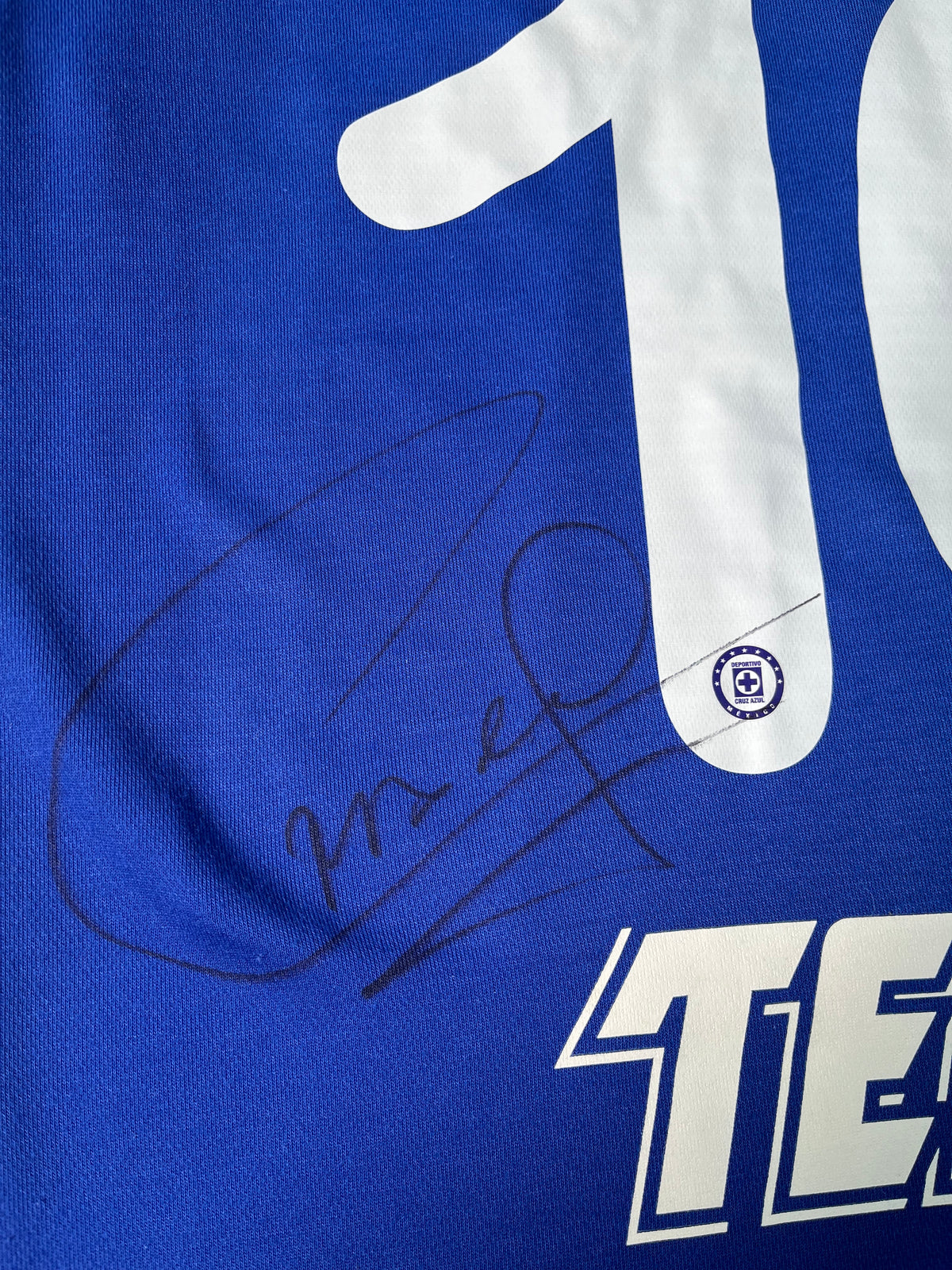 Jersey Cruz Azul Local 2013 2014 Autografiada Christian "Chaco" Giménez (XL)