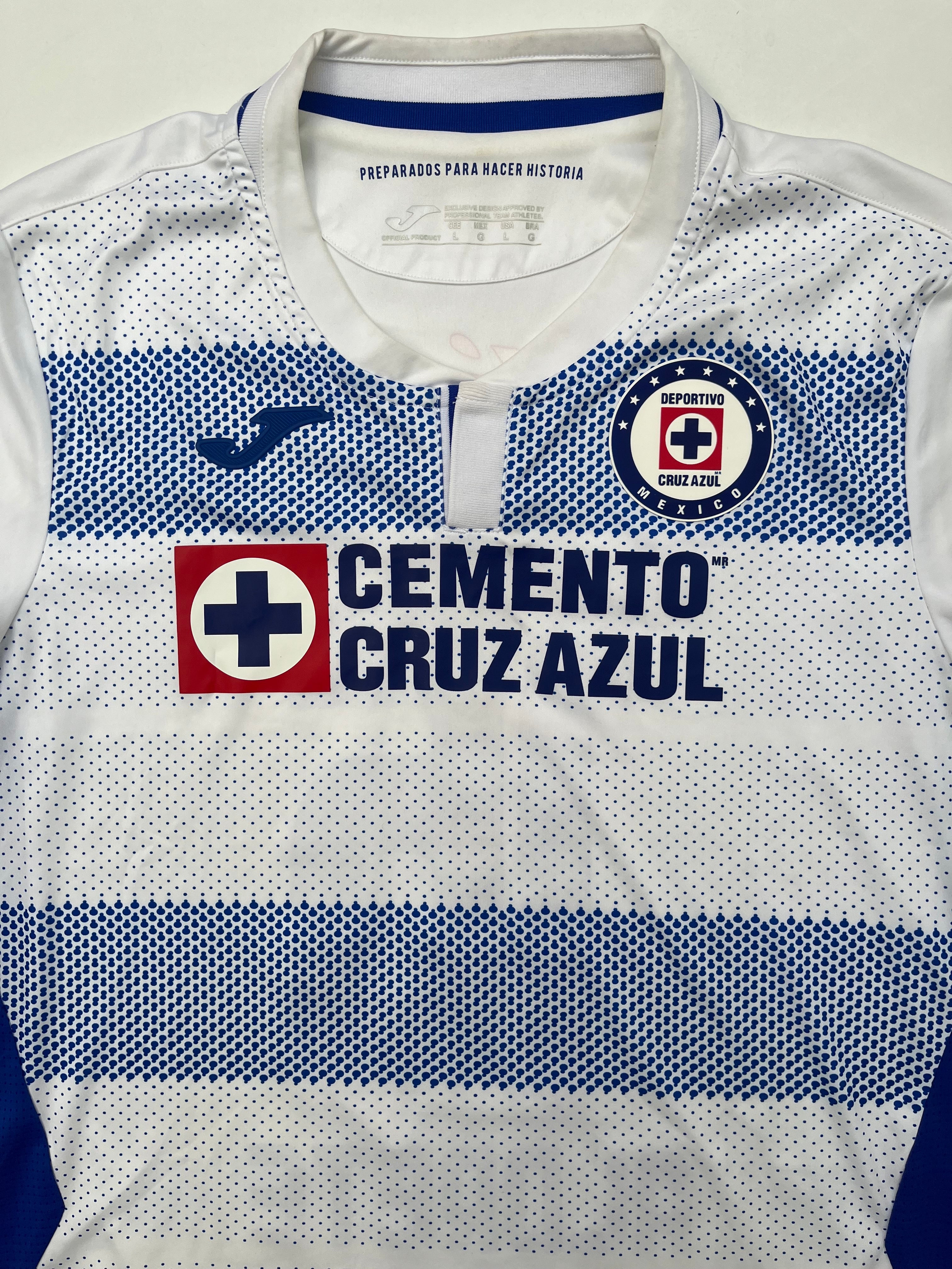 Jersey Cruz Azul Visita 2020 2021 Match Worn Adrián Aldrete (L)