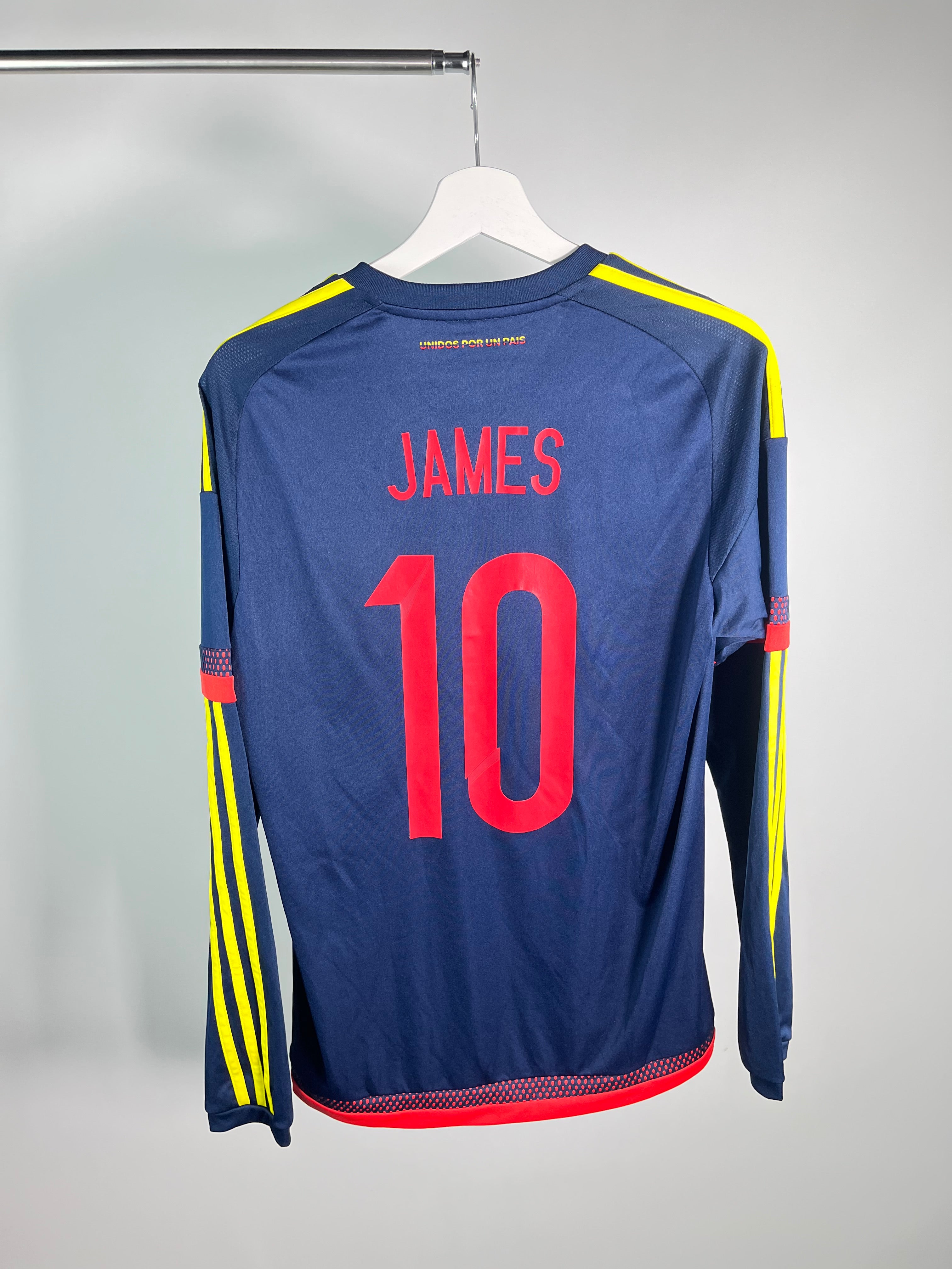Jersey Colombia Visita 2015 2016 Manga Larga James Rodríguez (S)