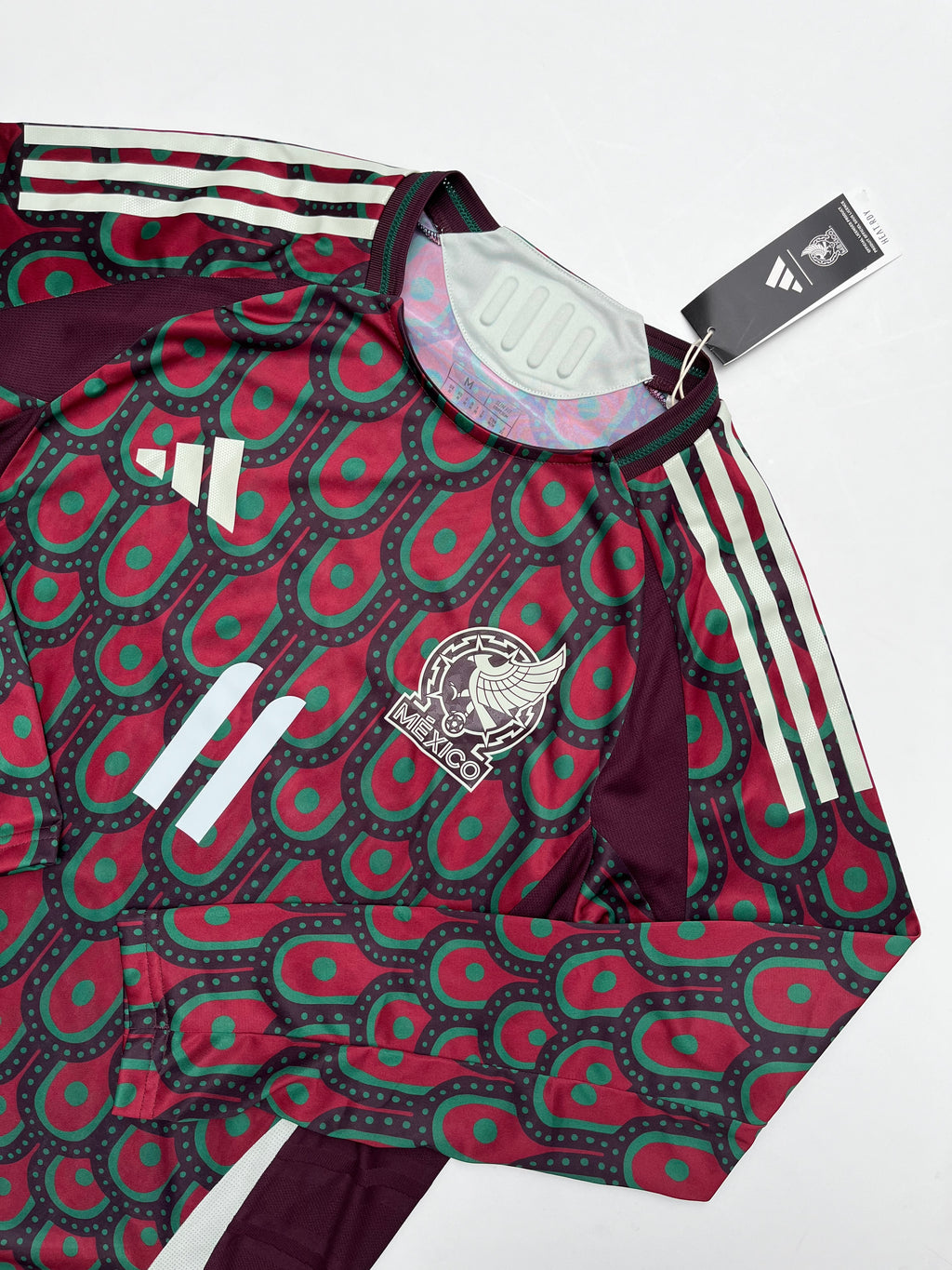 Jersey México Local 2024 2025 Versión Jugador Manga Larga Santiago Giménez (M)