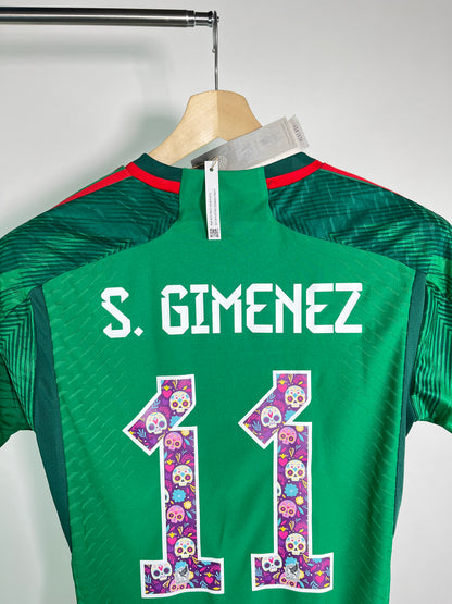 Jersey México Local 2022 2023 Versión Jugador *Día de Muertos* Santiago Giménez (S)