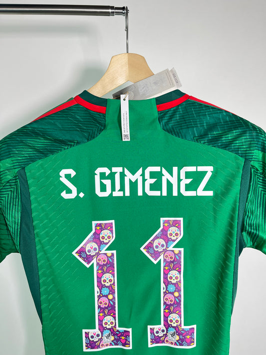 Jersey México Local 2022 2023 Versión Jugador *Día de Muertos* Santiago Giménez (S)