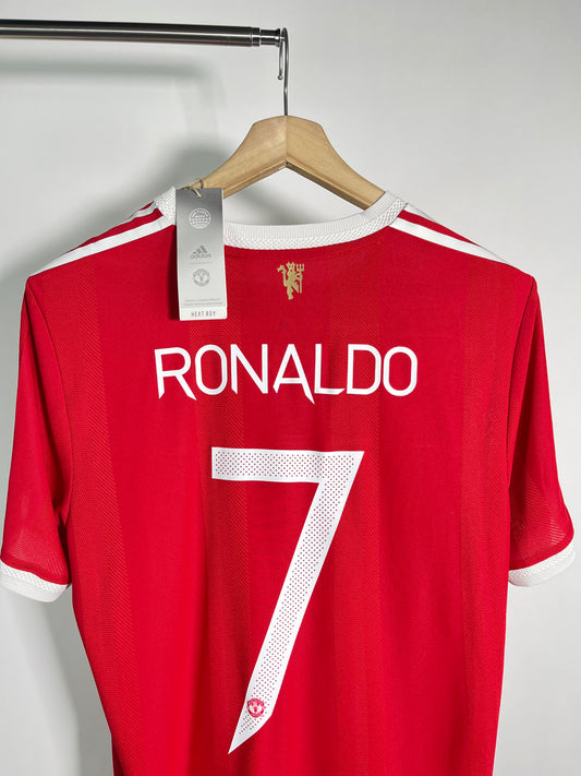 Jersey Manchester United Local 2021 2022 Versión Jugador *C/Etiquetas* Cristiano Ronaldo (L)