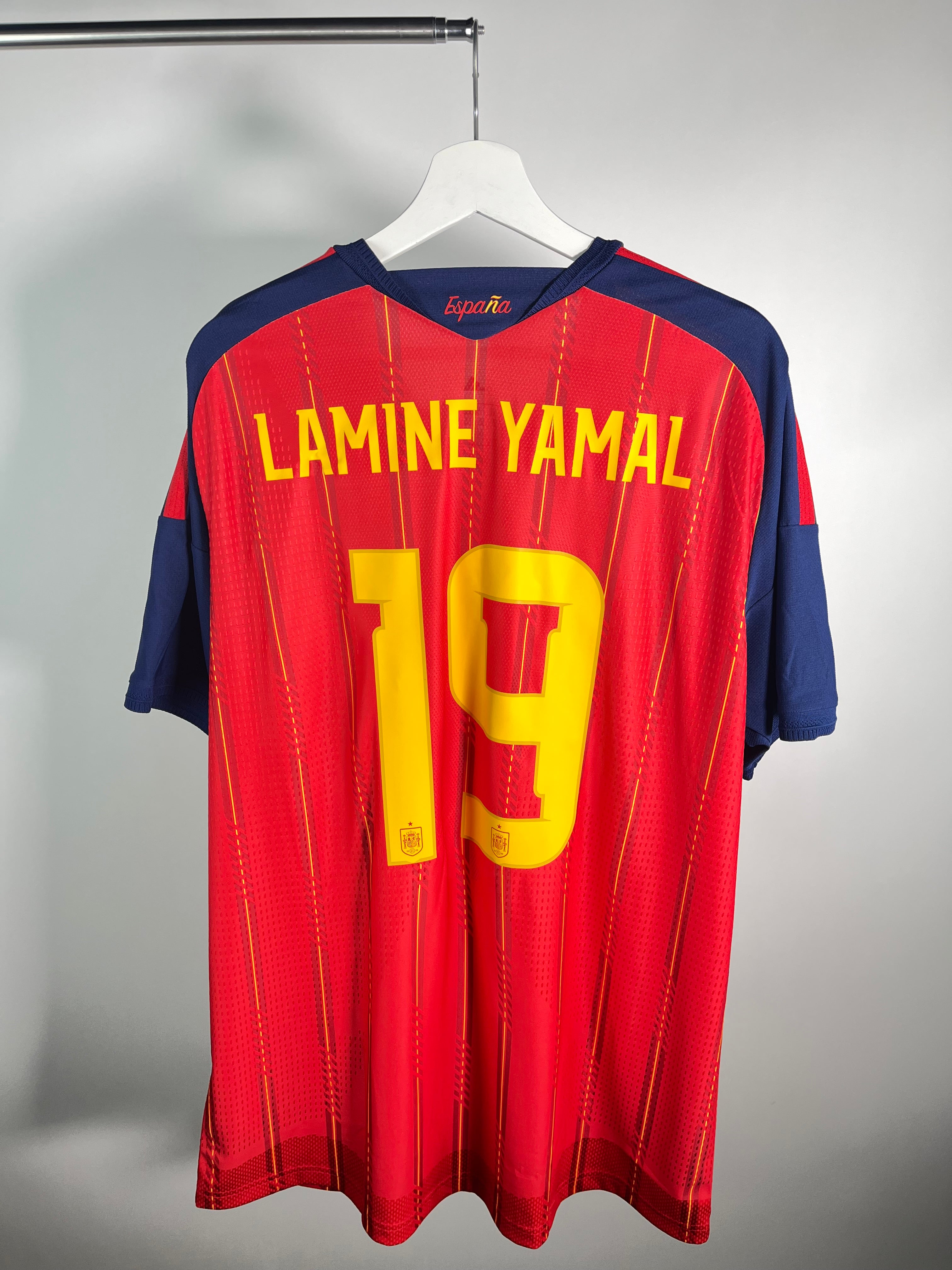 Jersey España Local 2026 2027 Versión Jugador Lamine Yamal (XL)