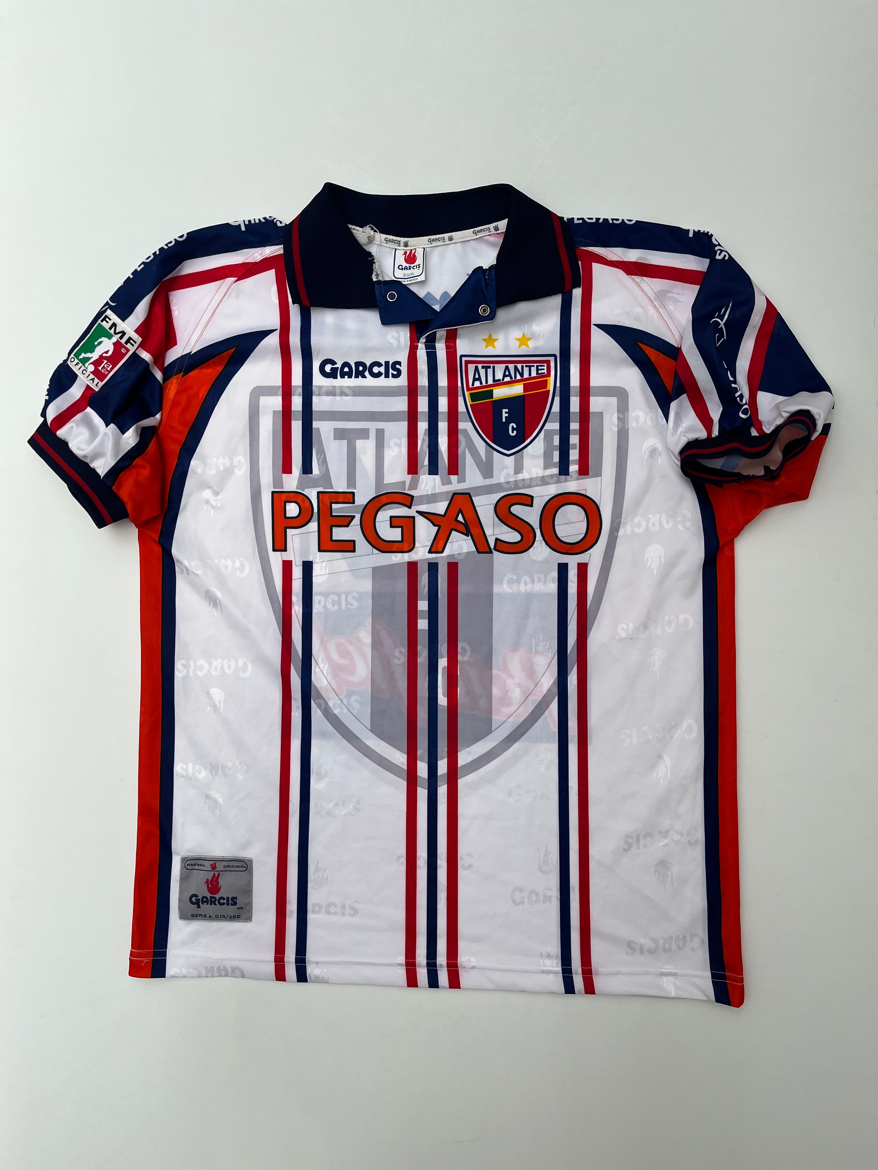 Jersey Atlante Visita 2000 2001 Utilería Carlos Hermosillo (XL)