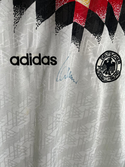 Jersey Alemania Local 1994 1996 Autografiado (L)