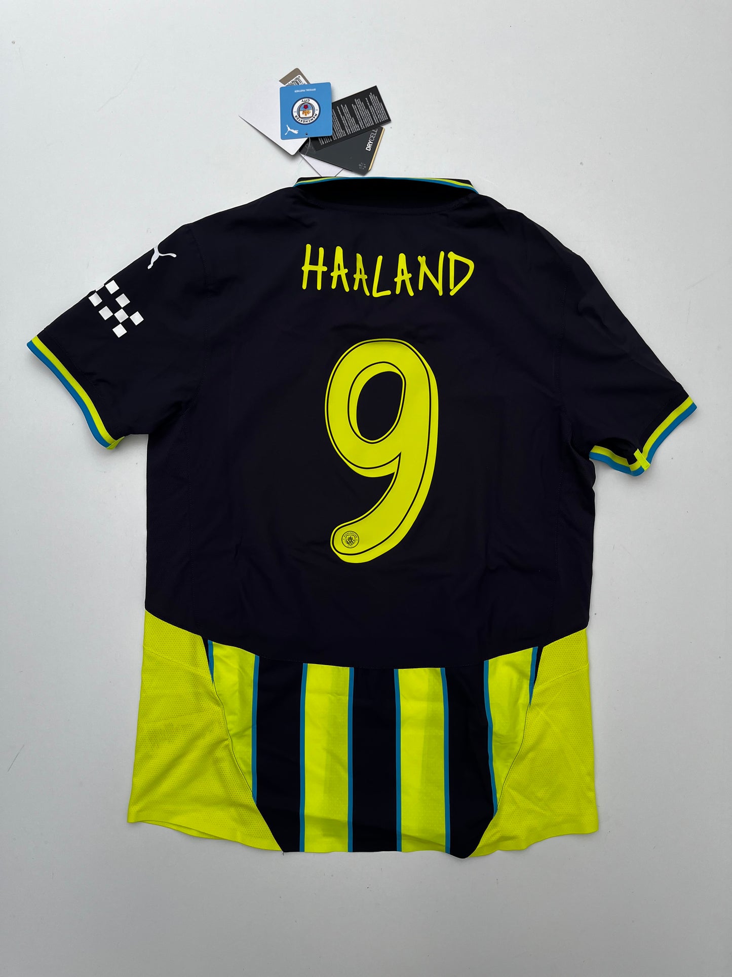 Jersey Manchester City Visita 2024 2025 Versión Jugador *Con Caja* Erling Haaland (M)