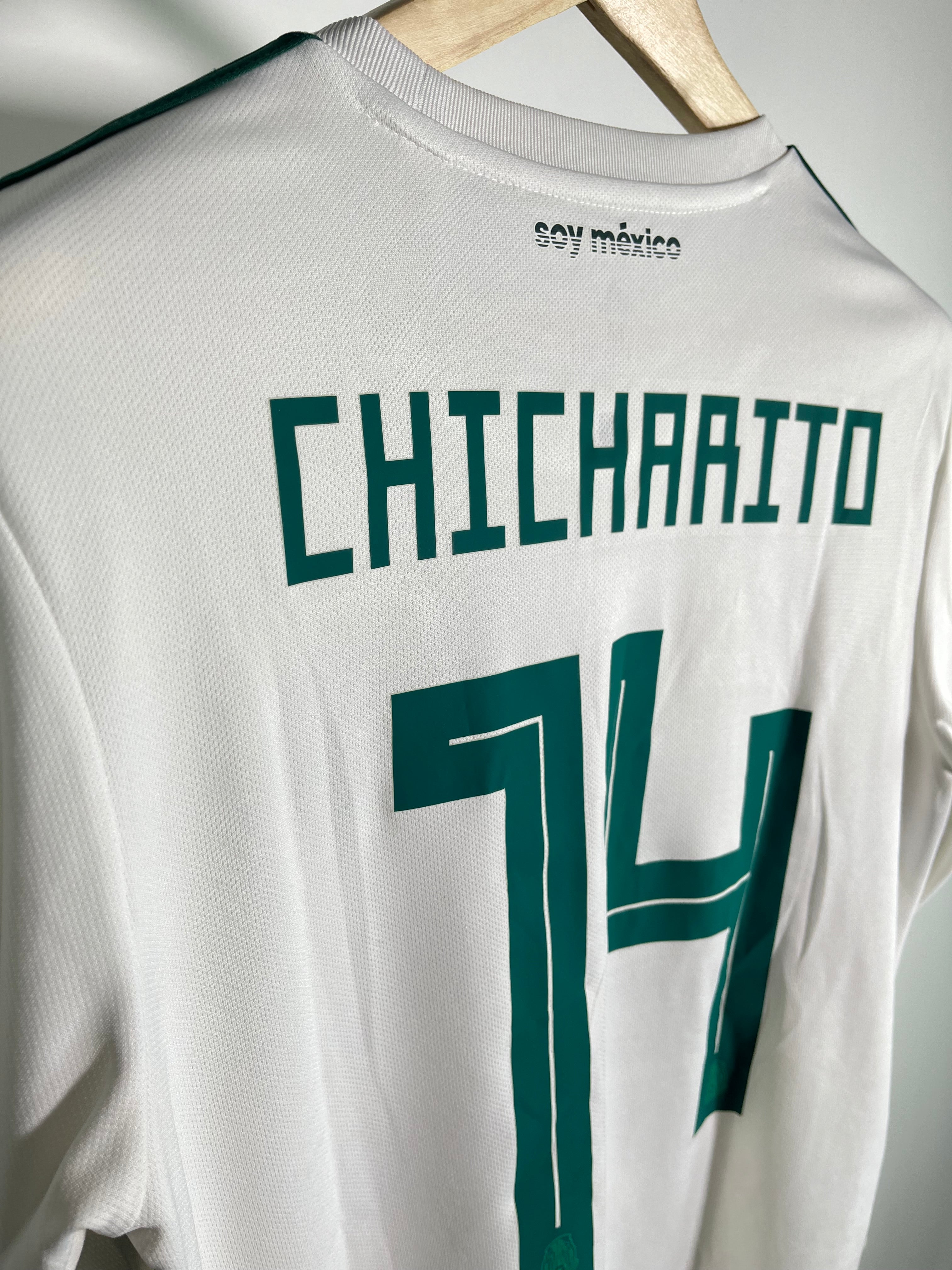 Jersey México Visitante 2018 2019 Manga Larga Chicharito (M)