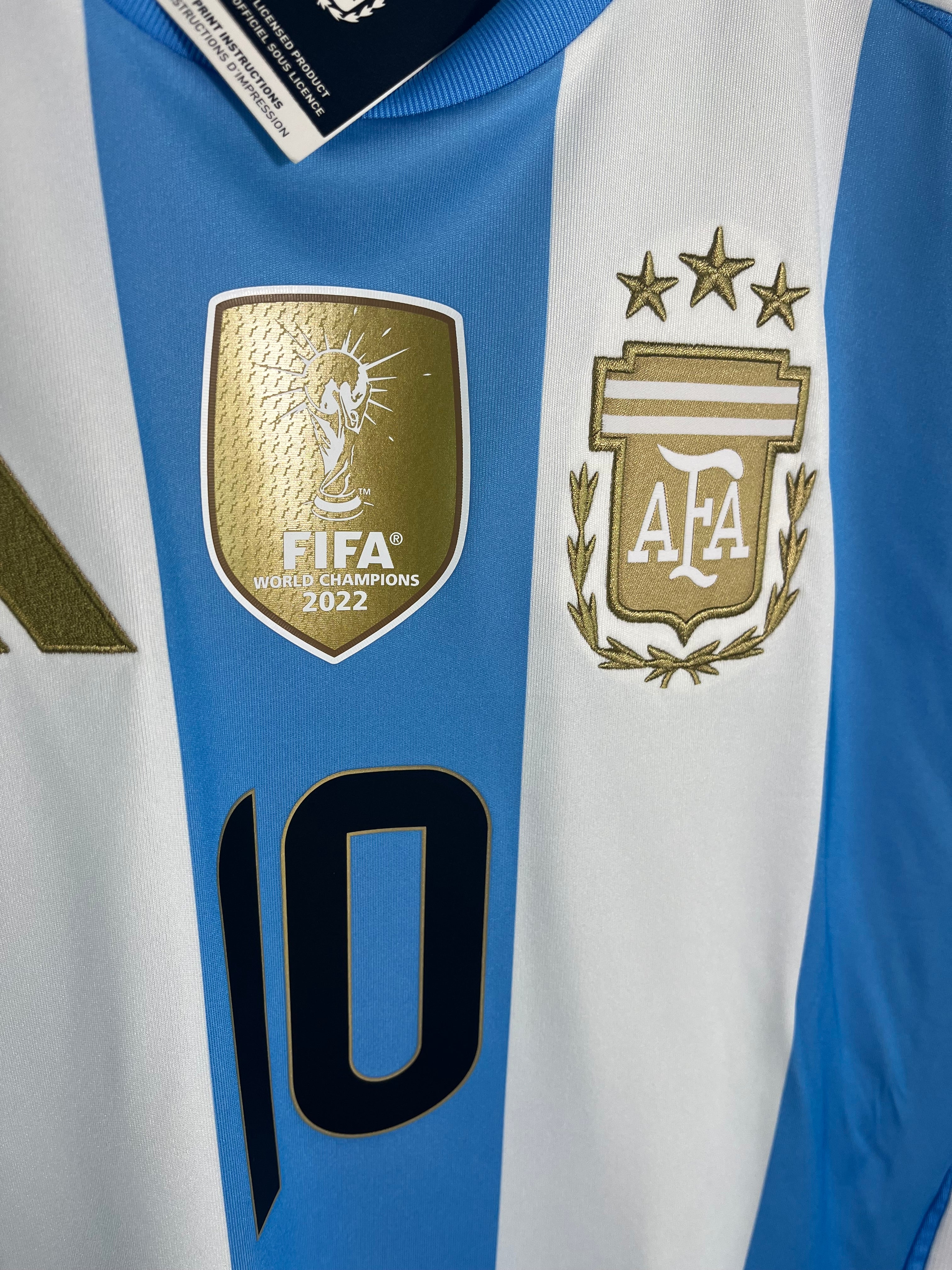Jersey Argentina Local 2024 2025 Lionel Messi *C/Etiquetas* (XL)
