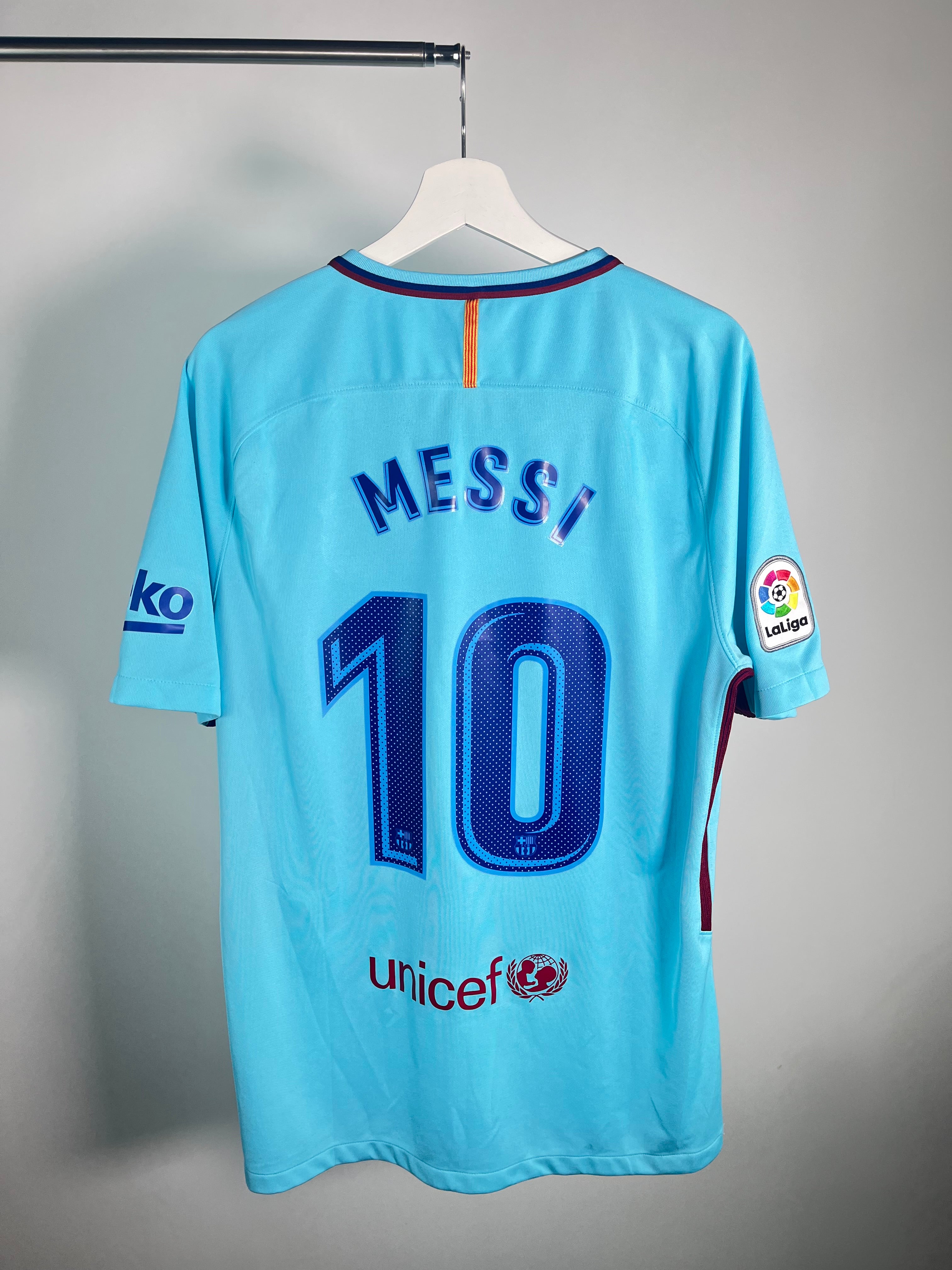Jersey Barcelona Visita 2017 2018 Lionel Messi (L)