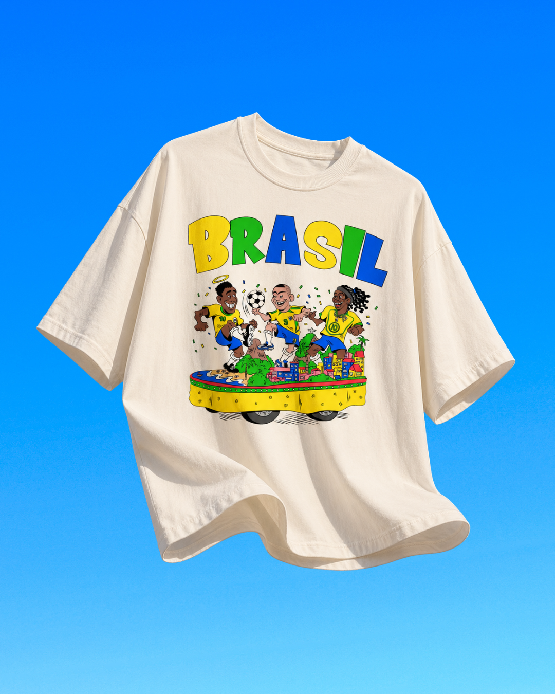 Playera Merch Brasil x El Jugador Número 12 (Múltiples Tallas)