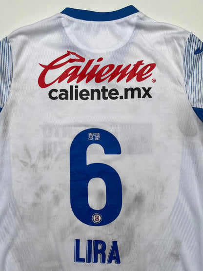 Jersey Cruz Azul Visita 2021 2022 Match Worn Erik Lira (M)