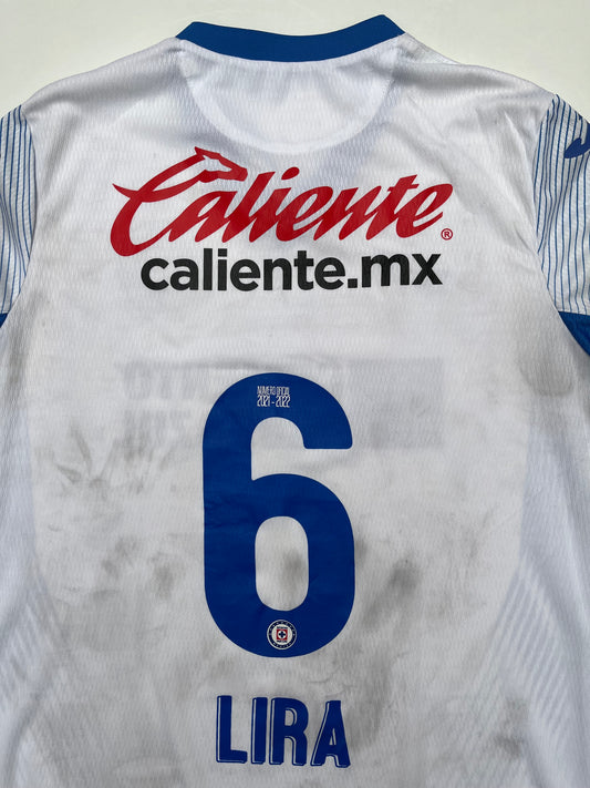 Jersey Cruz Azul Visita 2021 2022 Match Worn Erik Lira (M)