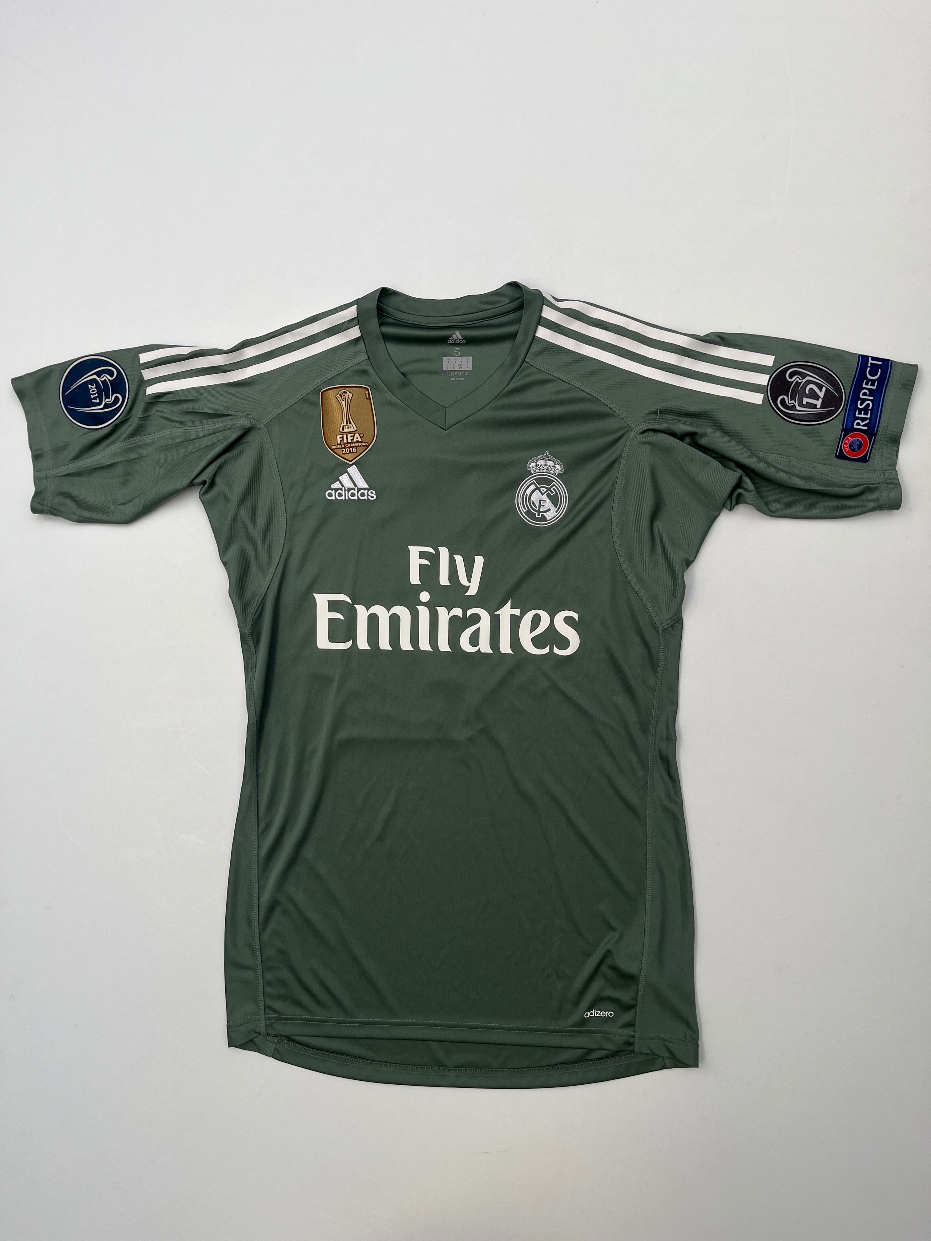 Jersey Real Madrid Portero 2017 2018 Versión Jugador Adizero Keylor Navas (S)