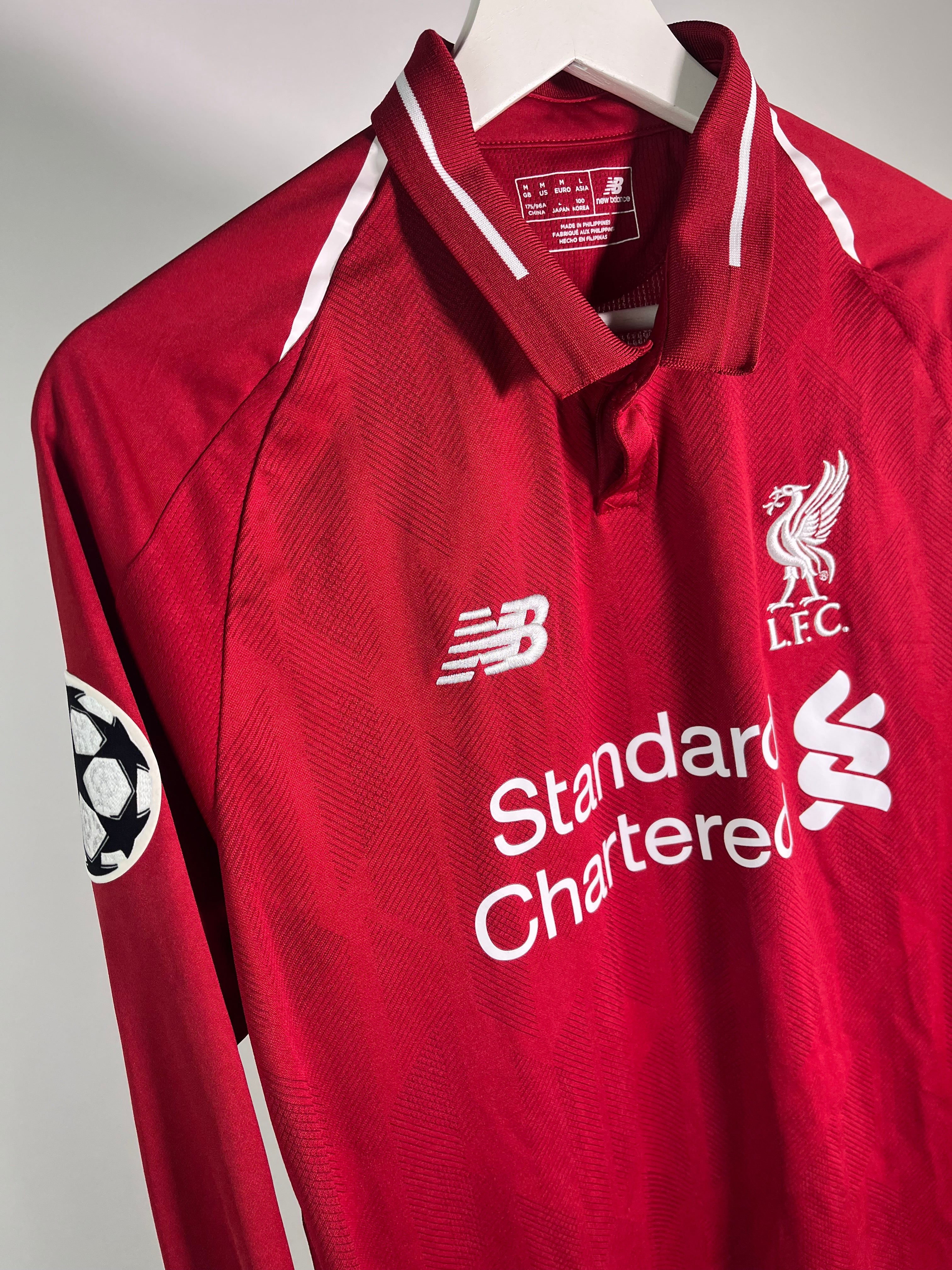 Jersey Liverpool Local 2018 2019 *Champions League* Manga Larga (M)
