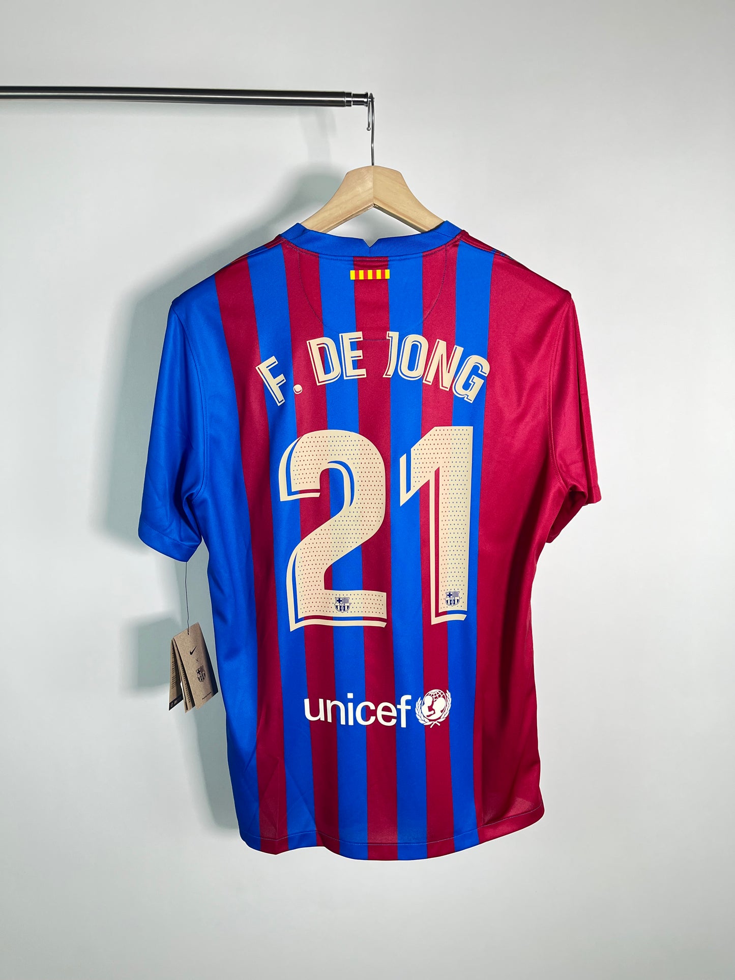 Jersey Barcelona Local 2021 2022 *C/Etiquetas* Frenkie de Jong (L)