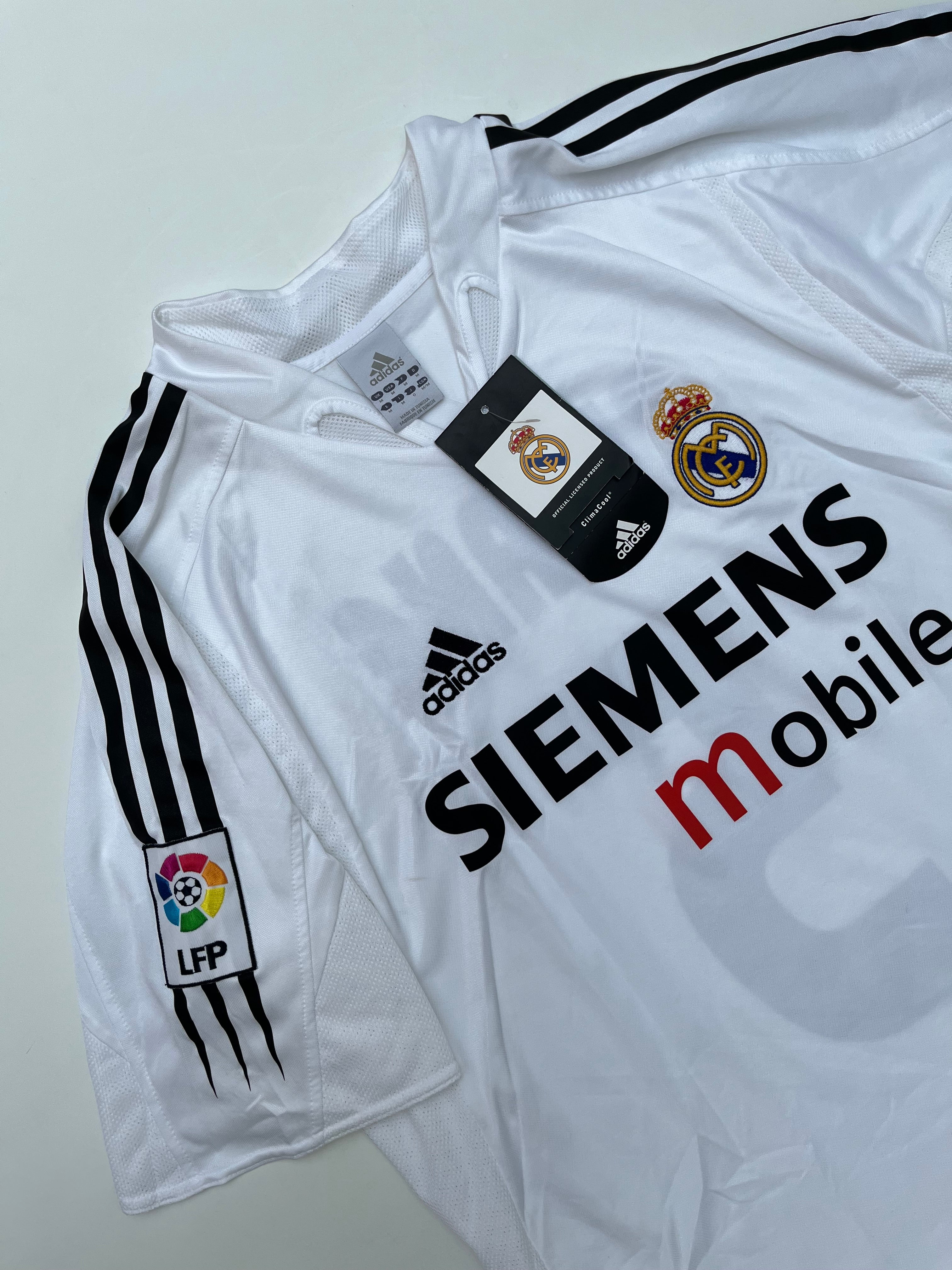 Jersey Real Madrid Local 2004 2005 Zinedine Zidane (M)