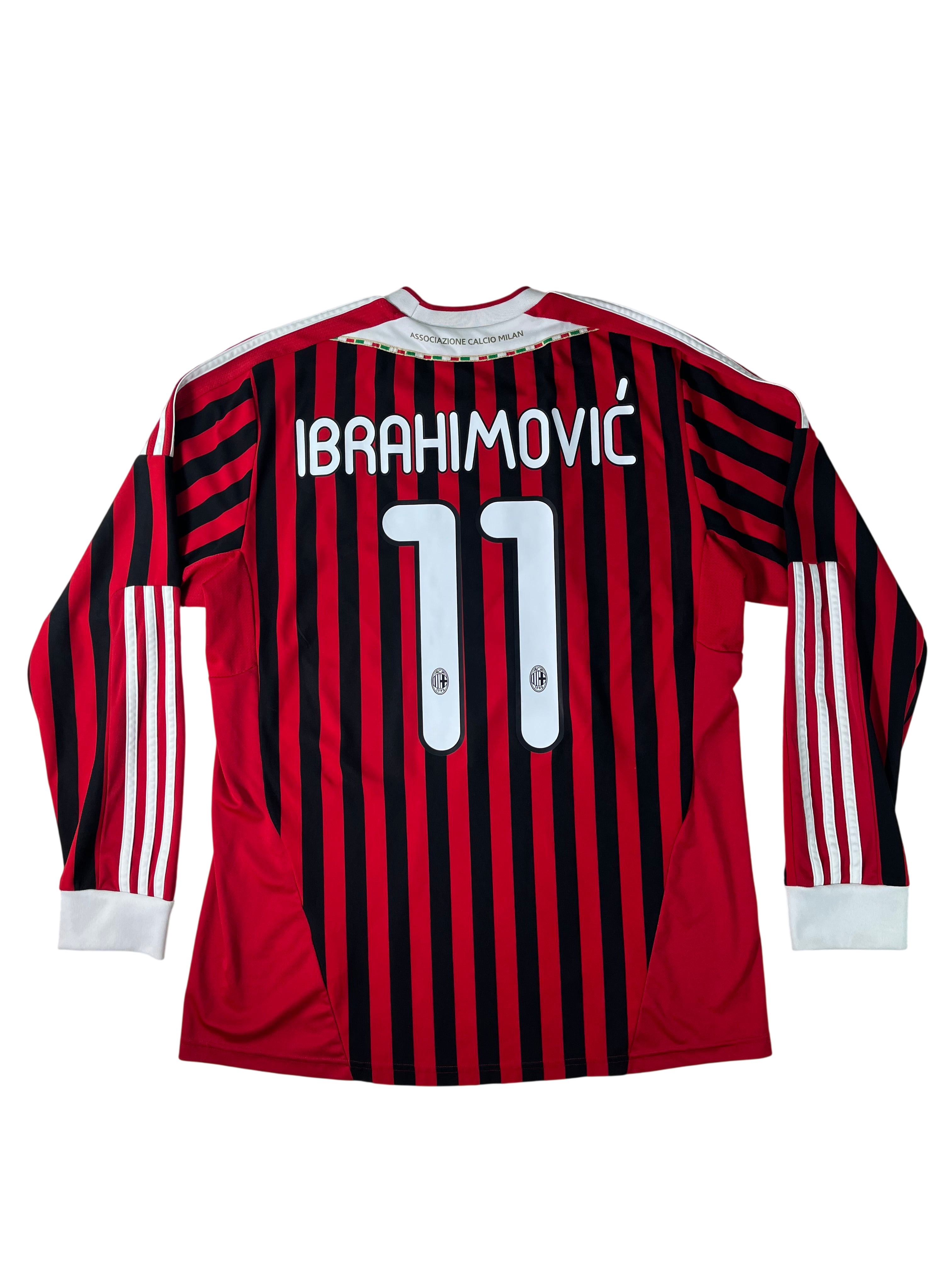Jersey AC Milán Local 2011 2012 Manga Larga Zlatan Ibrahimovic (L)