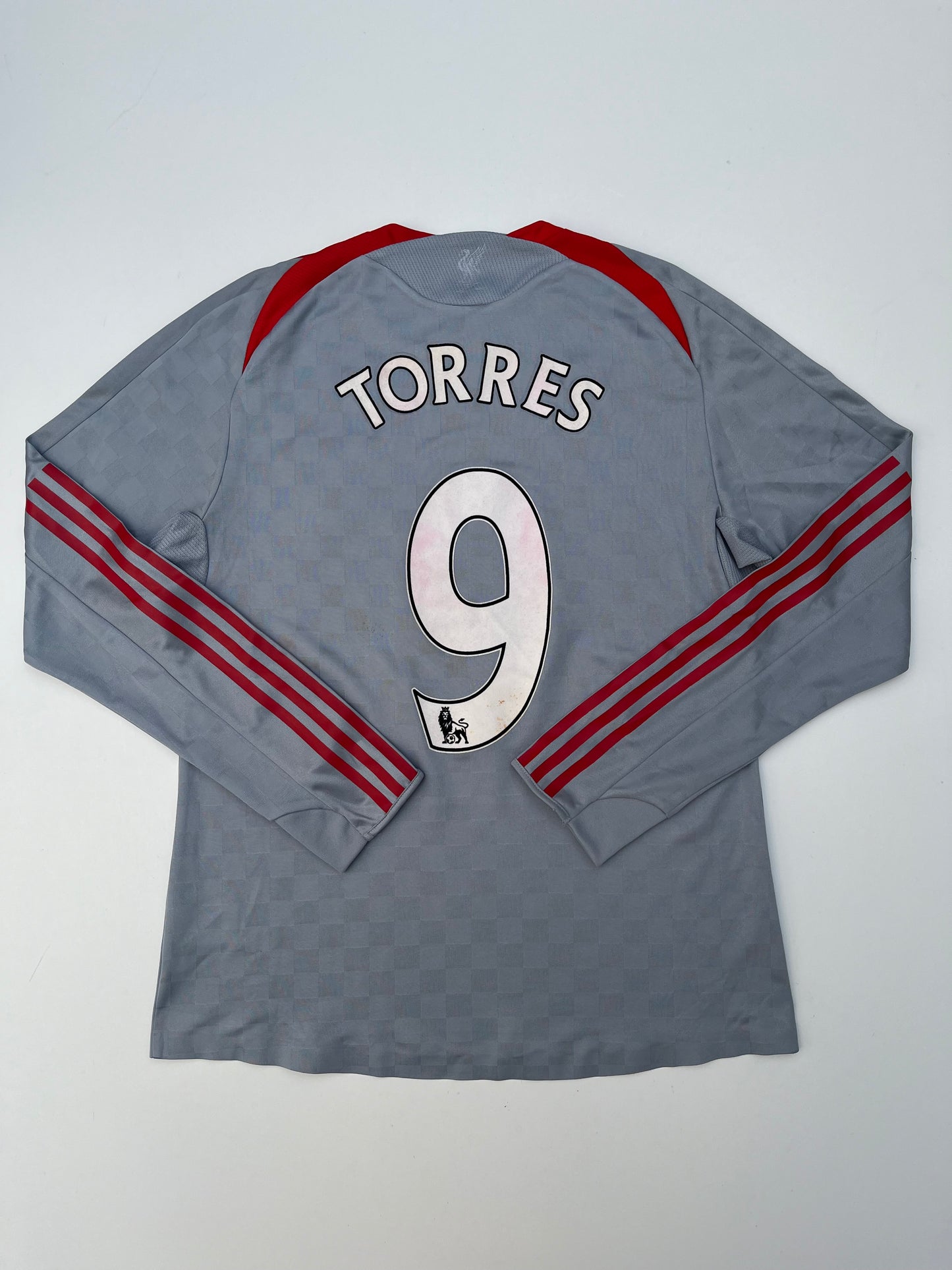 Jersey Liverpool Visita 2008 2009 Manga Larga Formotion Fernando Torres (L)