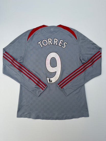 Jersey Liverpool Visita 2008 2009 Manga Larga Formotion Fernando Torres (L)