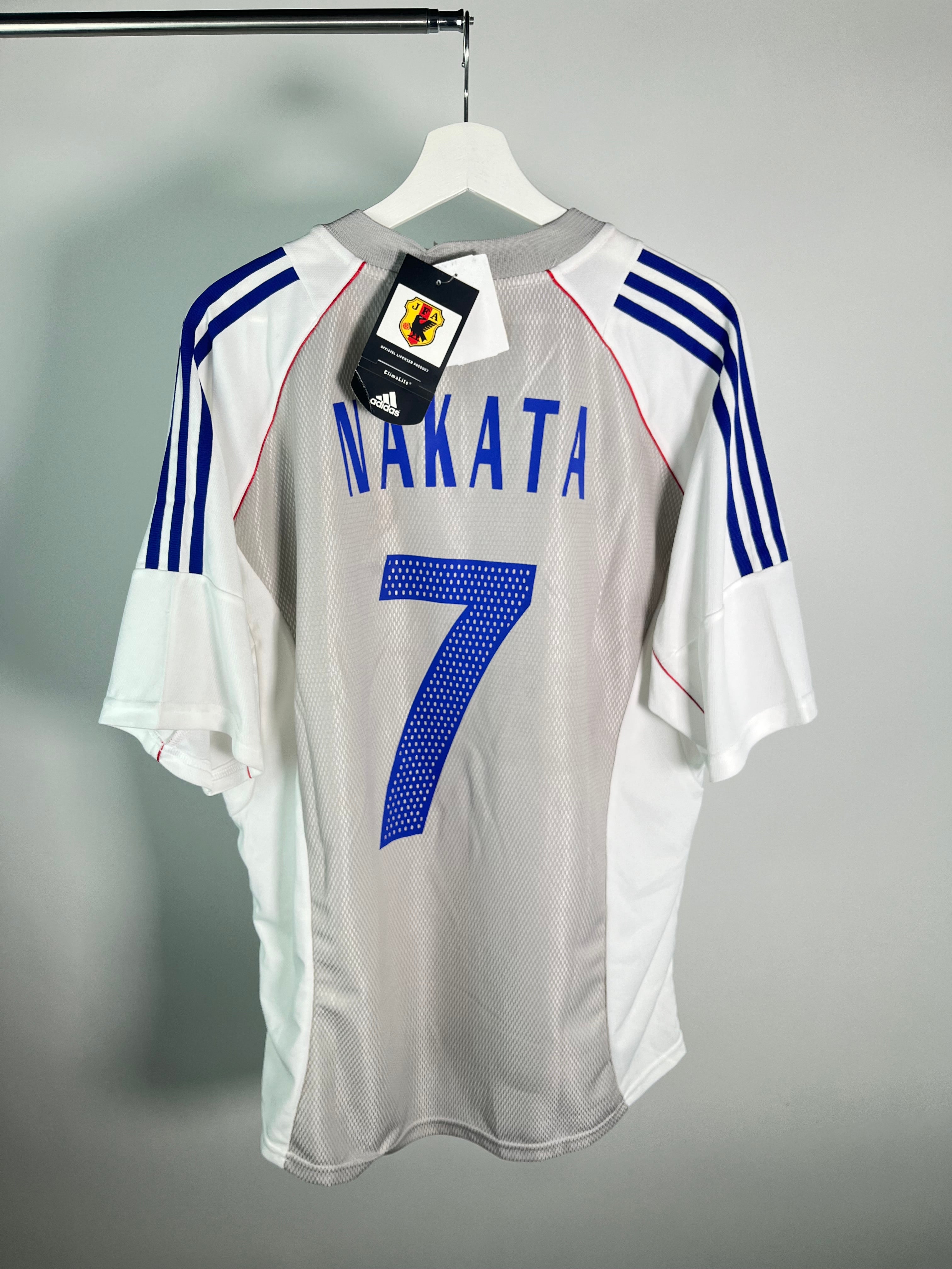 Jersey Japón Visita 2002 2004 Hidetoshi Nakata *C/Etiquetas* (L)