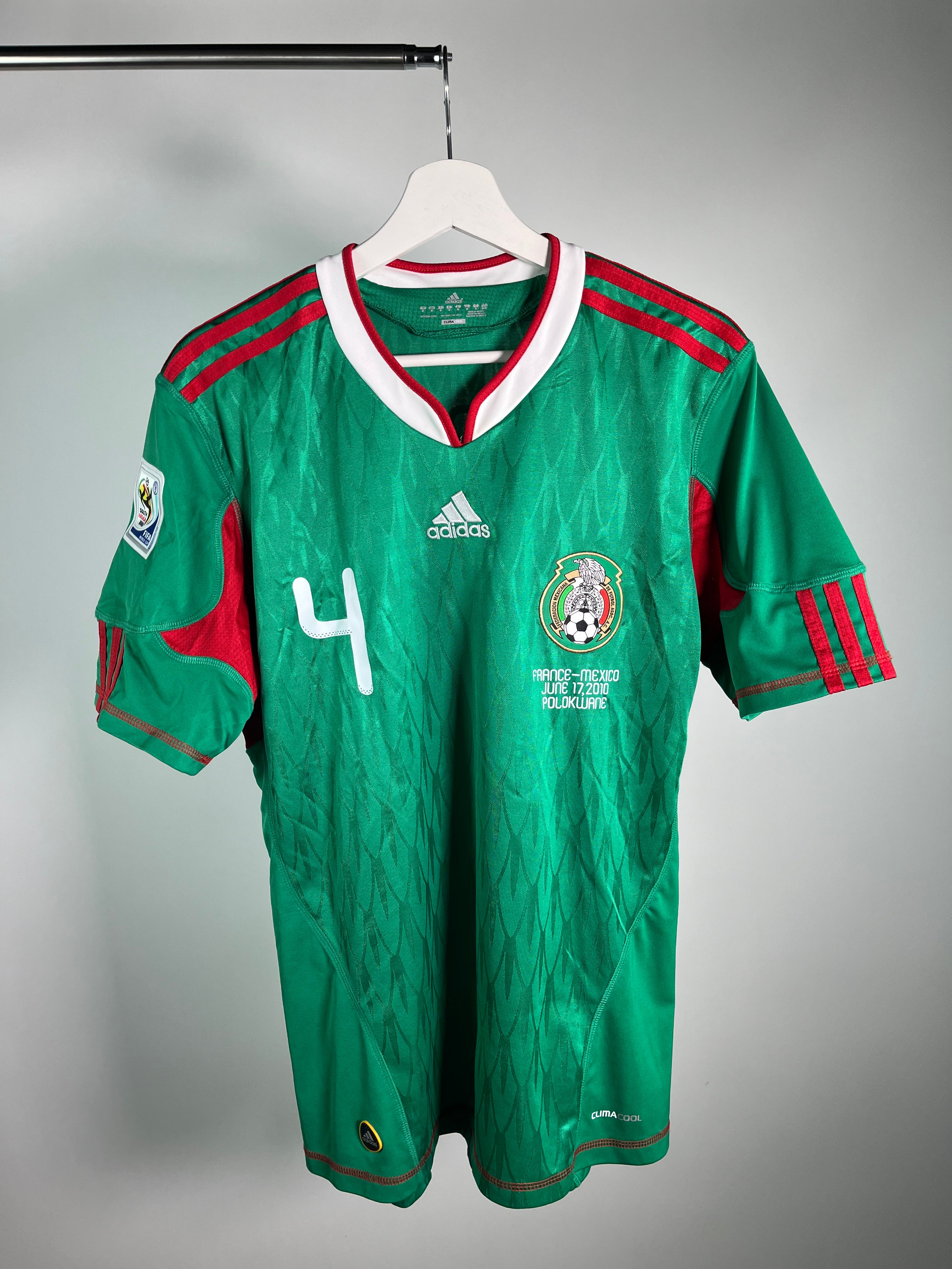 Jersey México Local 2010 2011 *Match Detail vs Francia* Rafael Márquez (M)