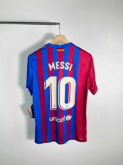 Jersey Barcelona Local 2021 2022  *C/Etiquetas* Lionel Messi (L)