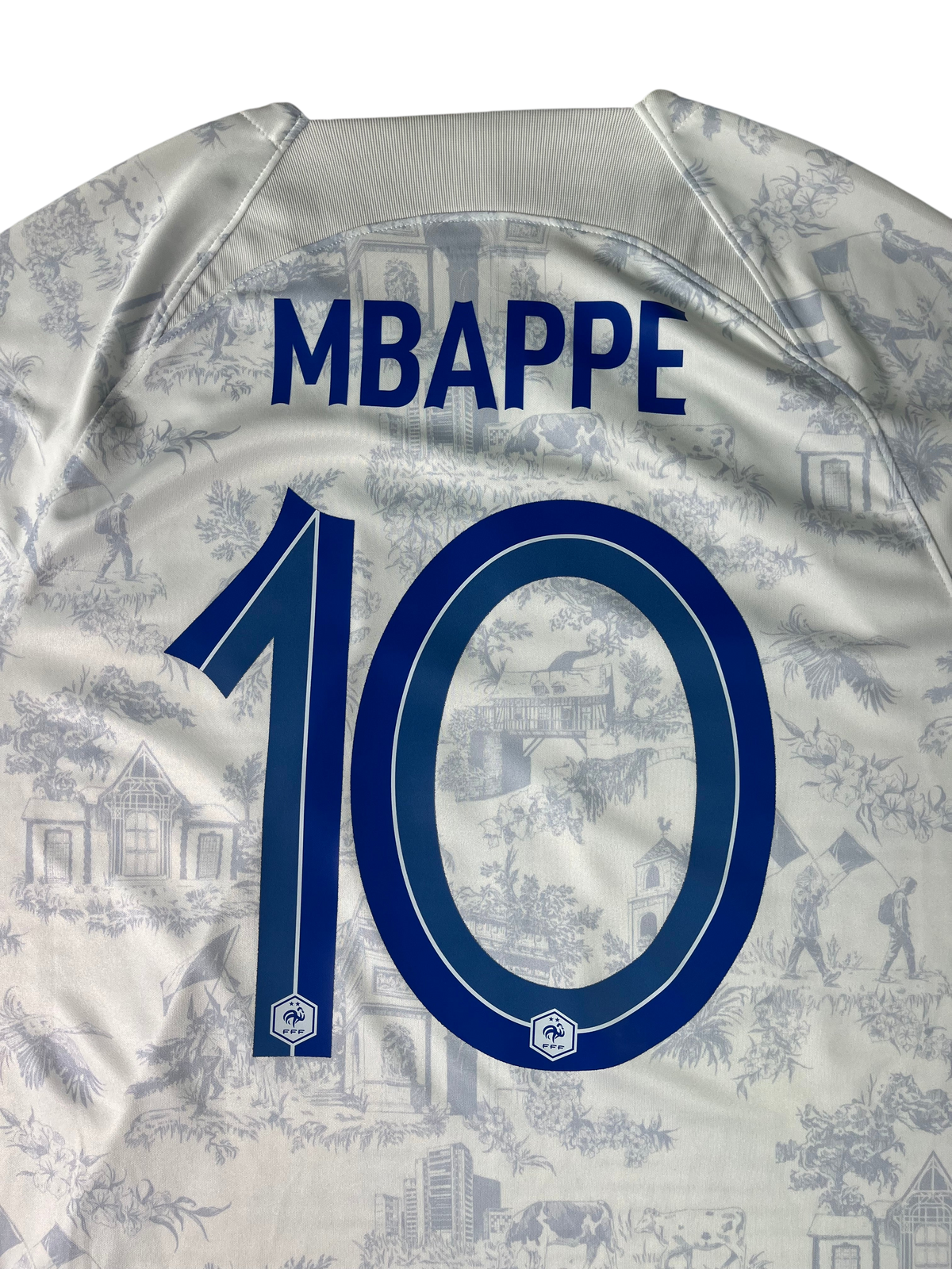 Jersey Francia Visita 2022 2024 Kylian Mbappé (L)