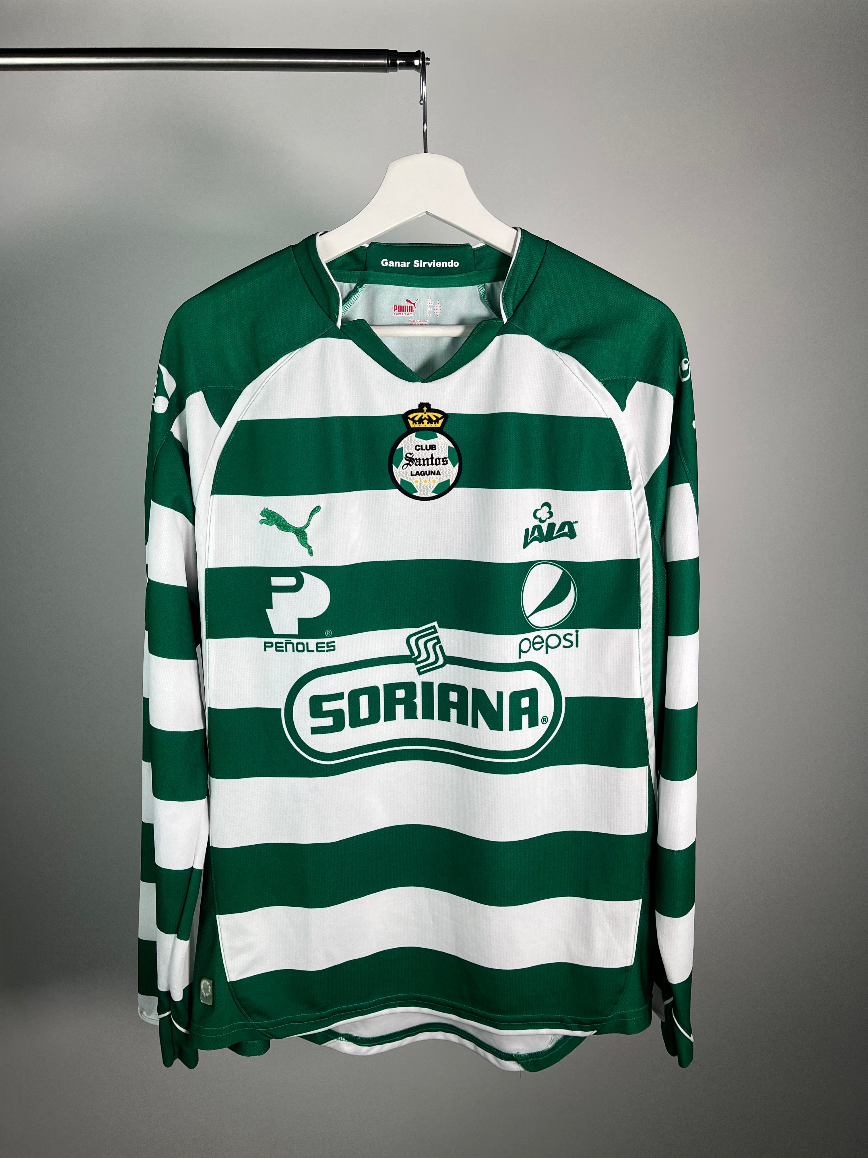Jersey Santos Laguna Local 2011 2012 Manga Larga Oribe Peralta (M)