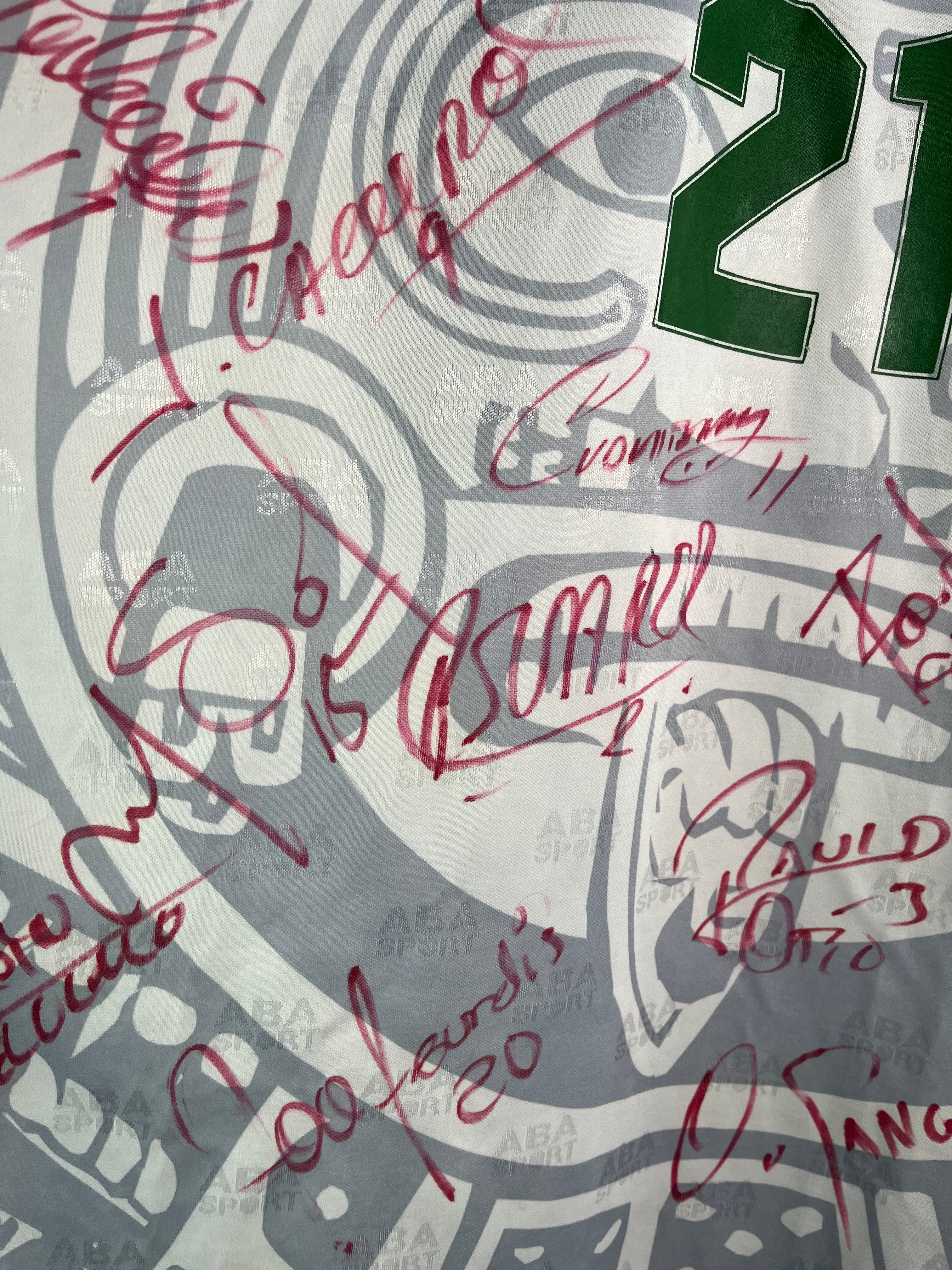 Jersey México Visita 1997 1998 Match Worn Autografiado Edson Astivia (L)