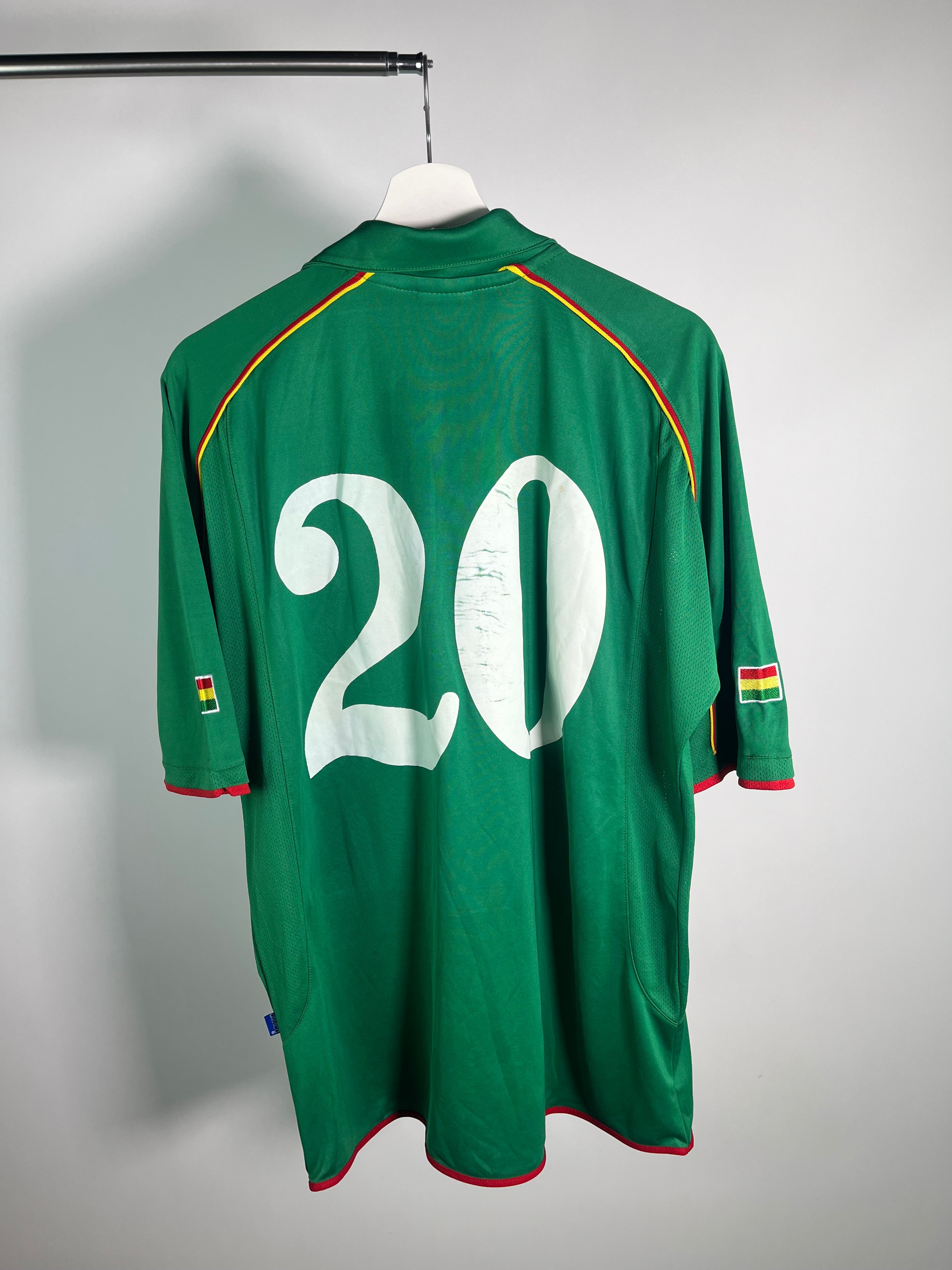 Jersey Bolivia Local 2003 2004 Match Worn Joaquín Botero (L)