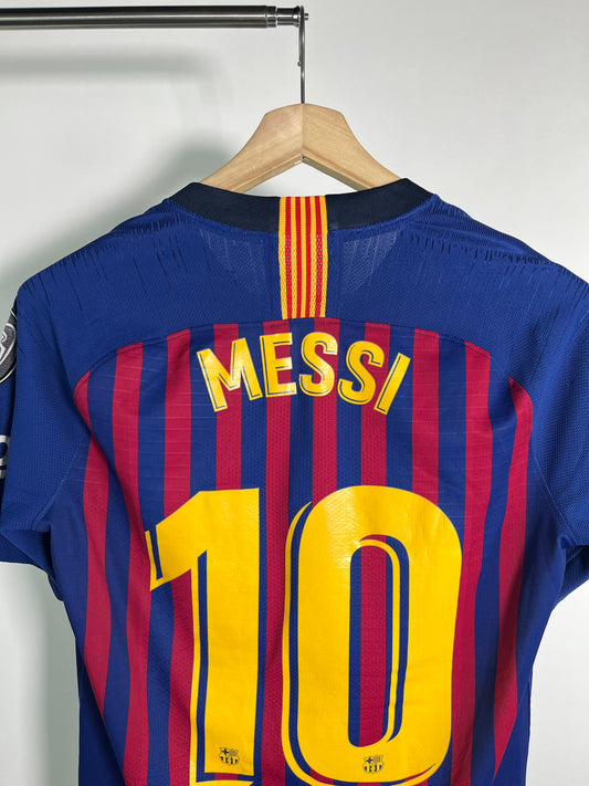 Jersey Barcelona Local 2018 2019 Versión Jugador Lionel Messi (M)