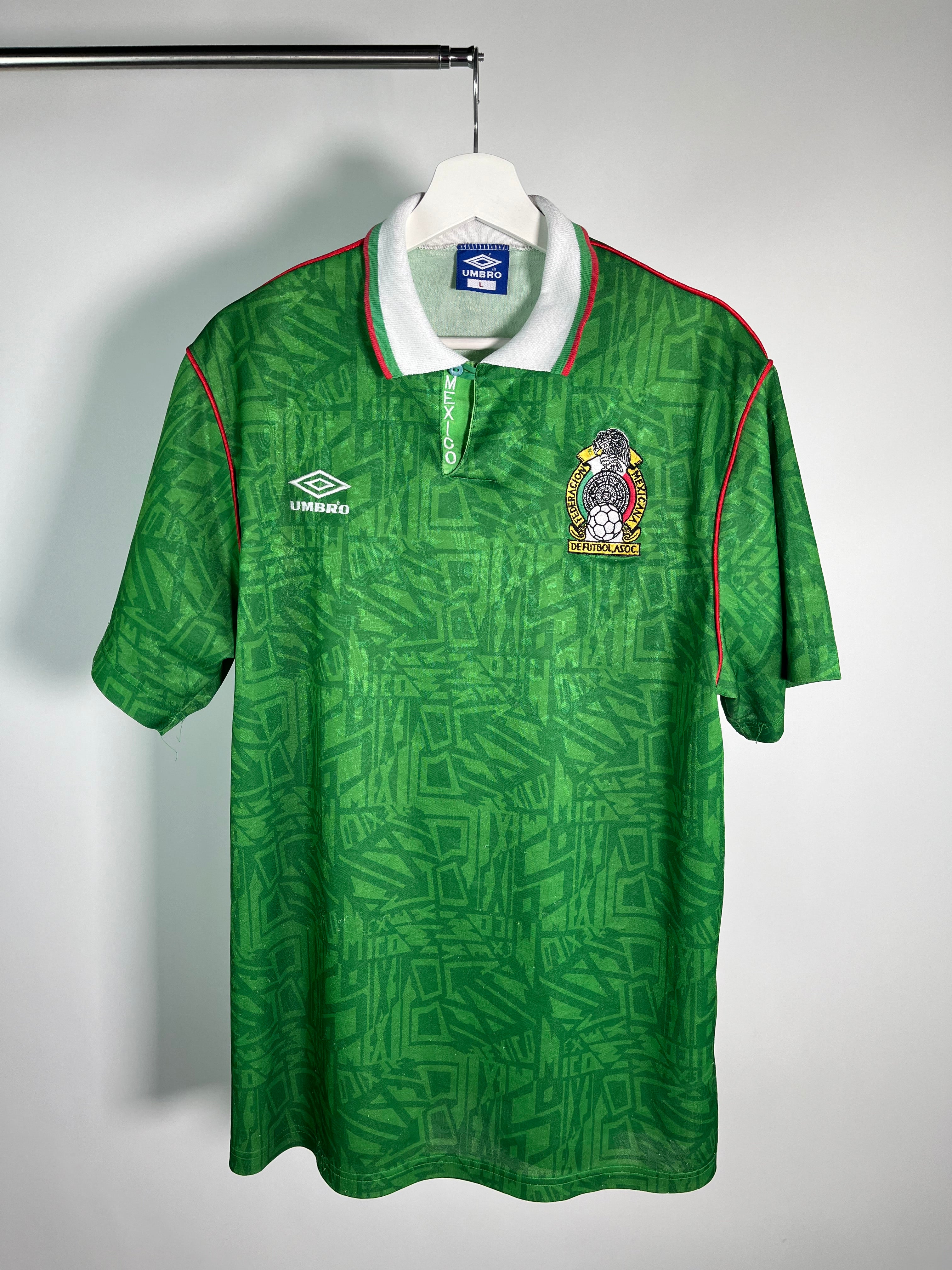 Jersey México Local 1993 1994 Versión Jugador (L)