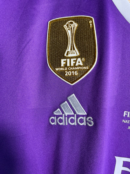 Jersey Real Madrid Visita 2016 2017 *Final Champions League* Manga Larga Cristiano Ronaldo (XL)