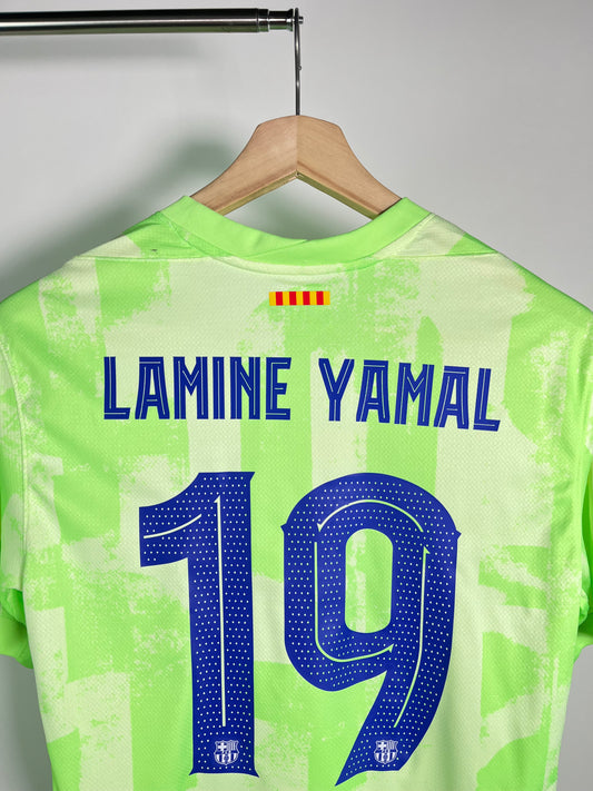 Jersey Barcelona Tercera 2024 2025 Lamine Yamal (L)