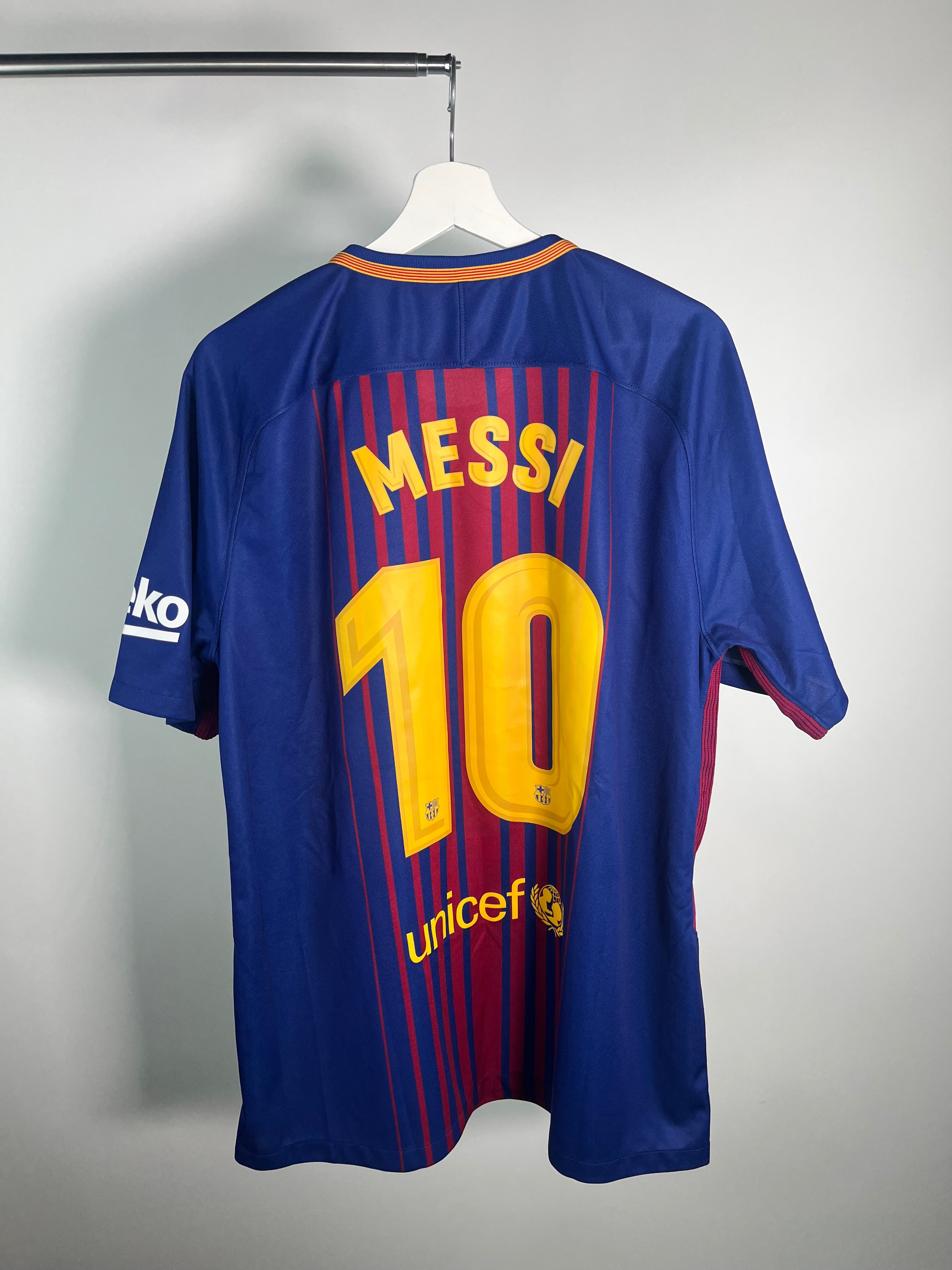 Jersey Barcelona Local 2017 2018 Lionel Messi (XL)