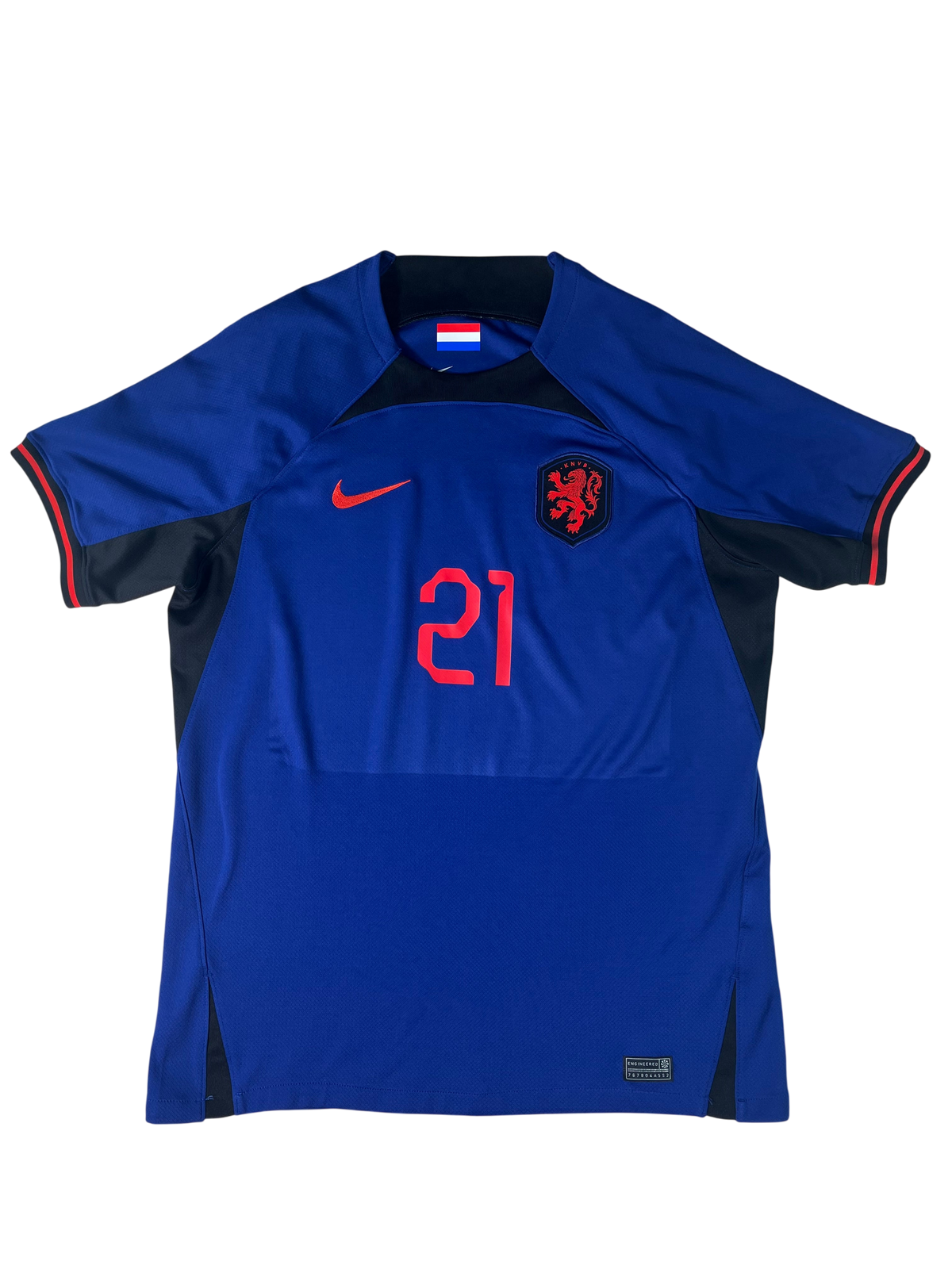 Jersey Países Bajos Visita 2022 2023 Frenkie De Jong (L)