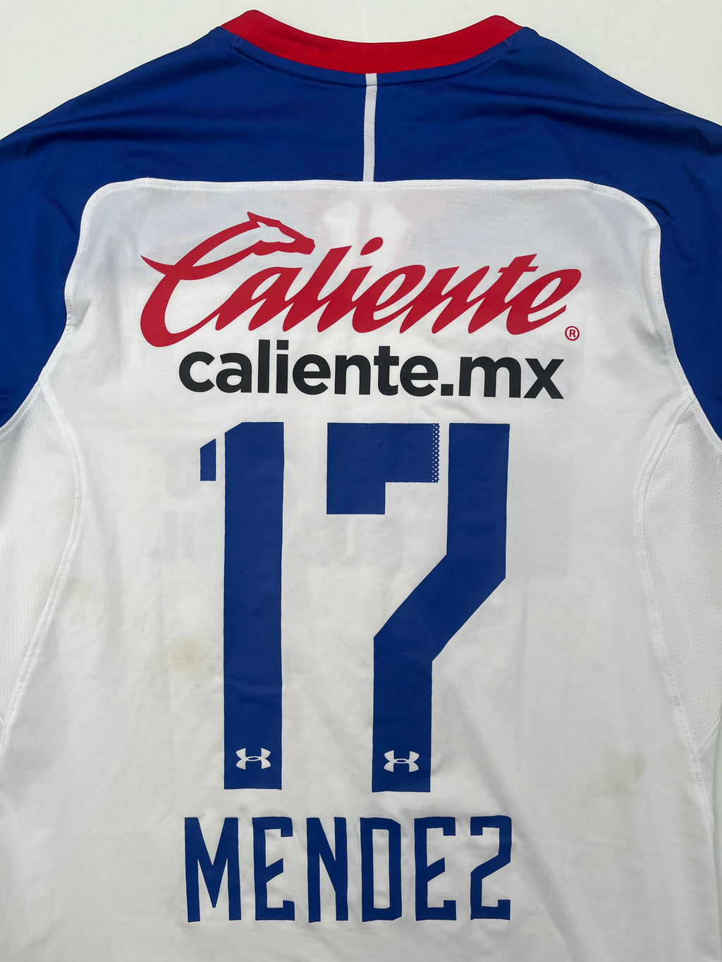 Jersey Cruz Azul Visita 2018 2019 Match Worn Édgar Méndez (M)