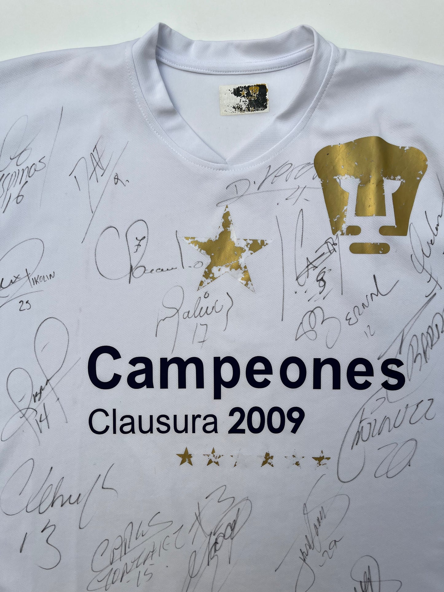 Jersey Pumas Especial Campeones 2009 Autografido (M)