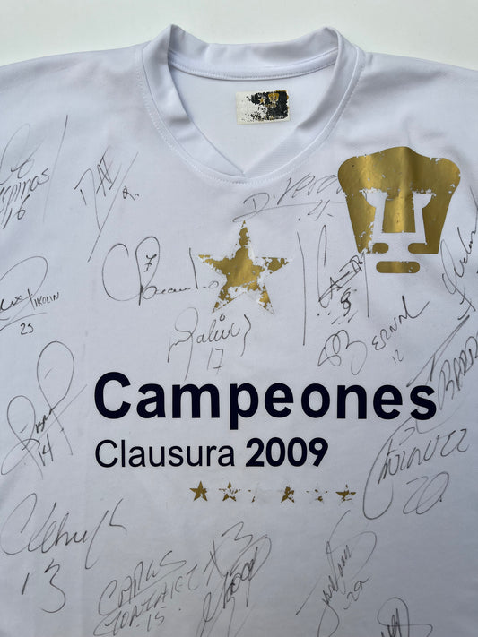 Jersey Pumas Especial Campeones 2009 Autografido (M)