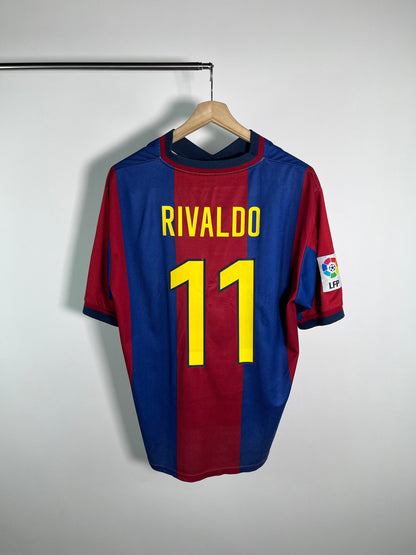 Jersey Barcelona Local 1998 1999 Rivaldo (XL)