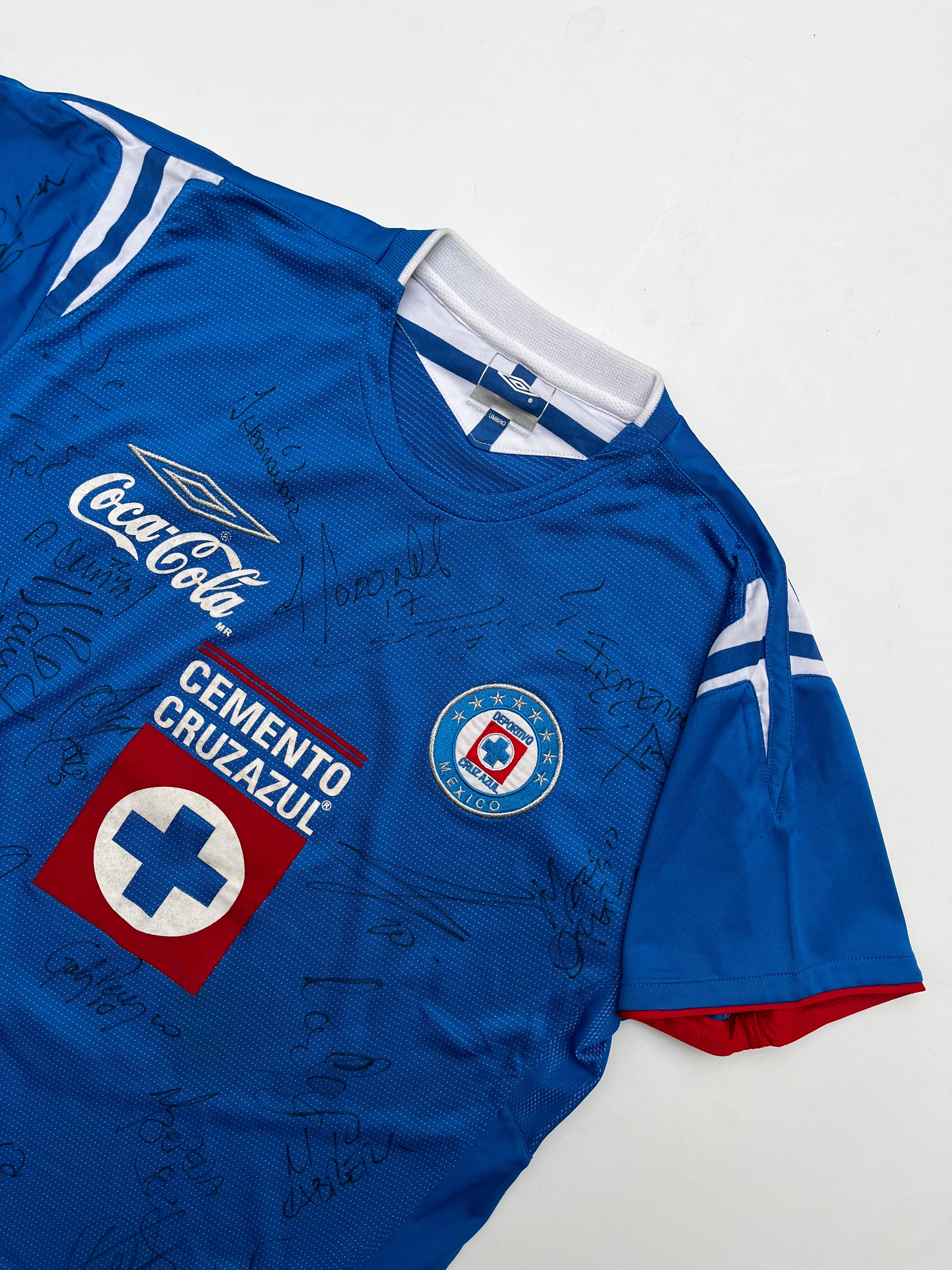Jersey Cruz Azul Local 2004 2005 Autografiado (L niño)