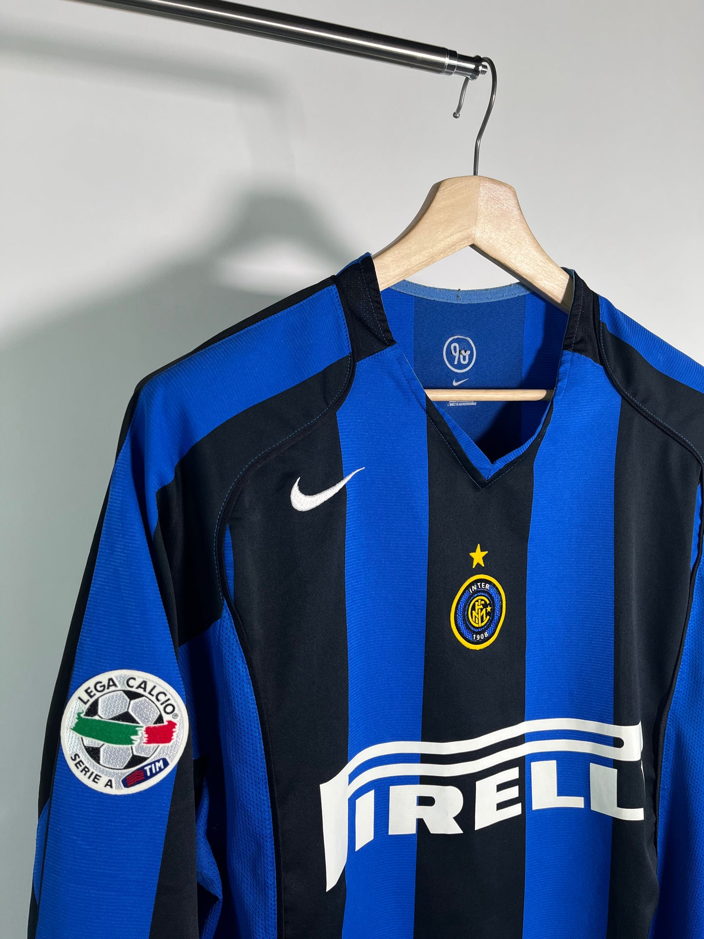 Jersey Inter de Milan Local 2004 2005 Manga Larga Álvaro “Chino”Recoba  (L)