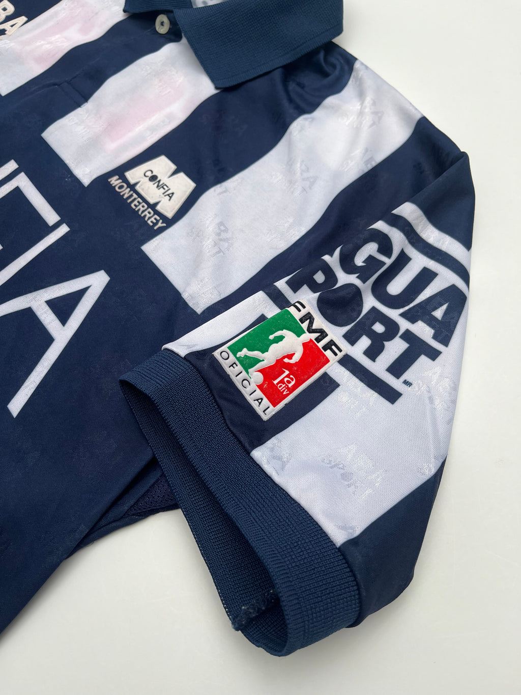 Jersey Rayados Monterrey Local 1996 1997 Match Worn Carlos Bianchezi (L)