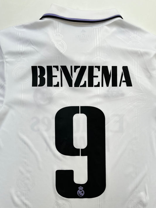 Jersey Real Madrid Local 2022 2023 Karim Benzema *Champions League* (M)